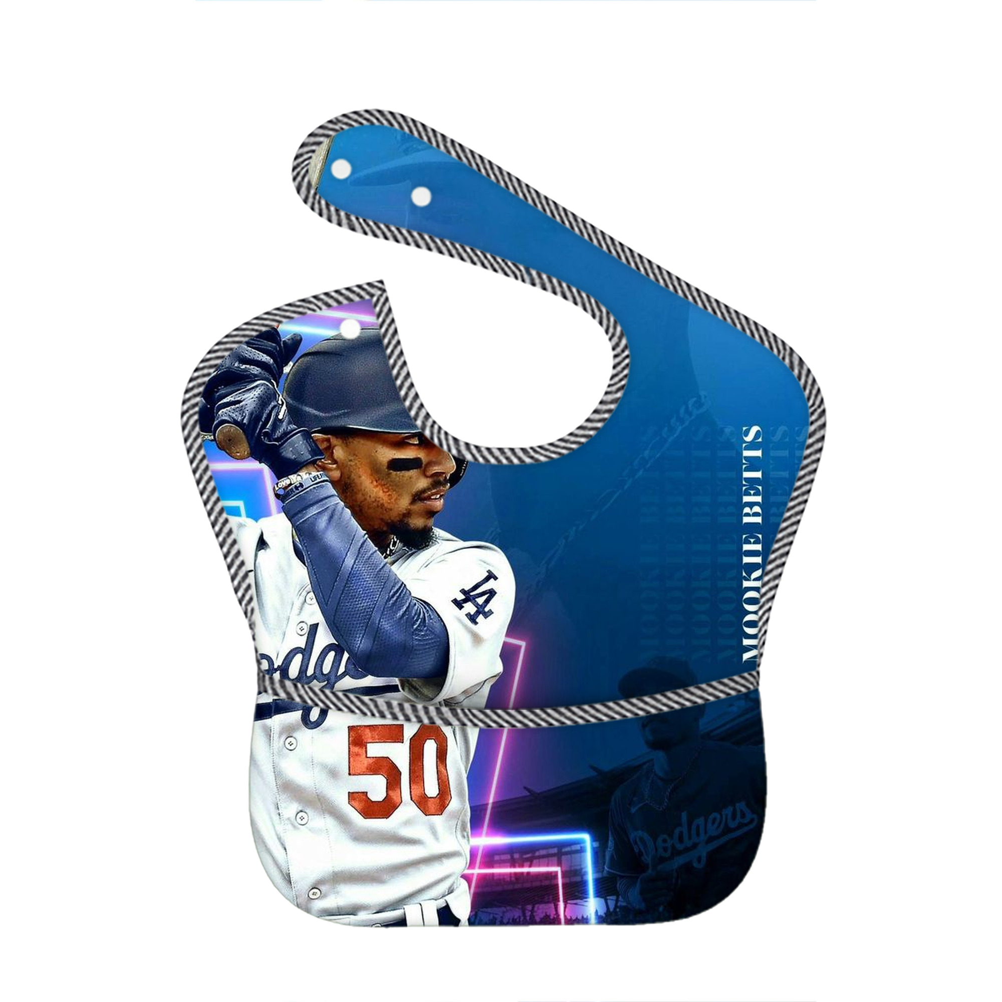  Adjustable Waterproof Toddler Bib – Full-Print Durable Polyester – Foldable Crumb Pocket – Easy Snap Closure – Soft