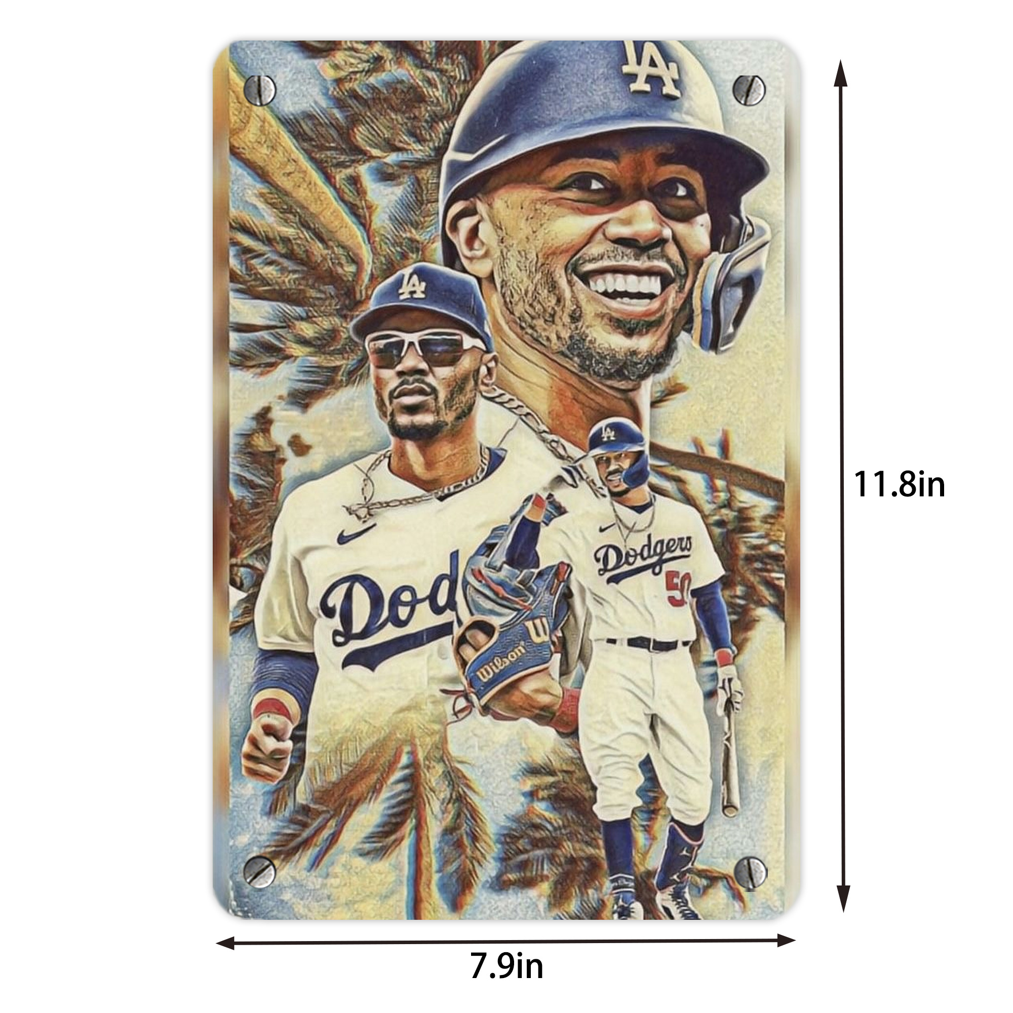  Metal Tin Sign 8x12inch - High-Quality Full-Print Decorative Wall Art, Durable Rust-Resistant Metal Plaque For Living Room, Bedroom, Kitchen, Office, Bar Décor