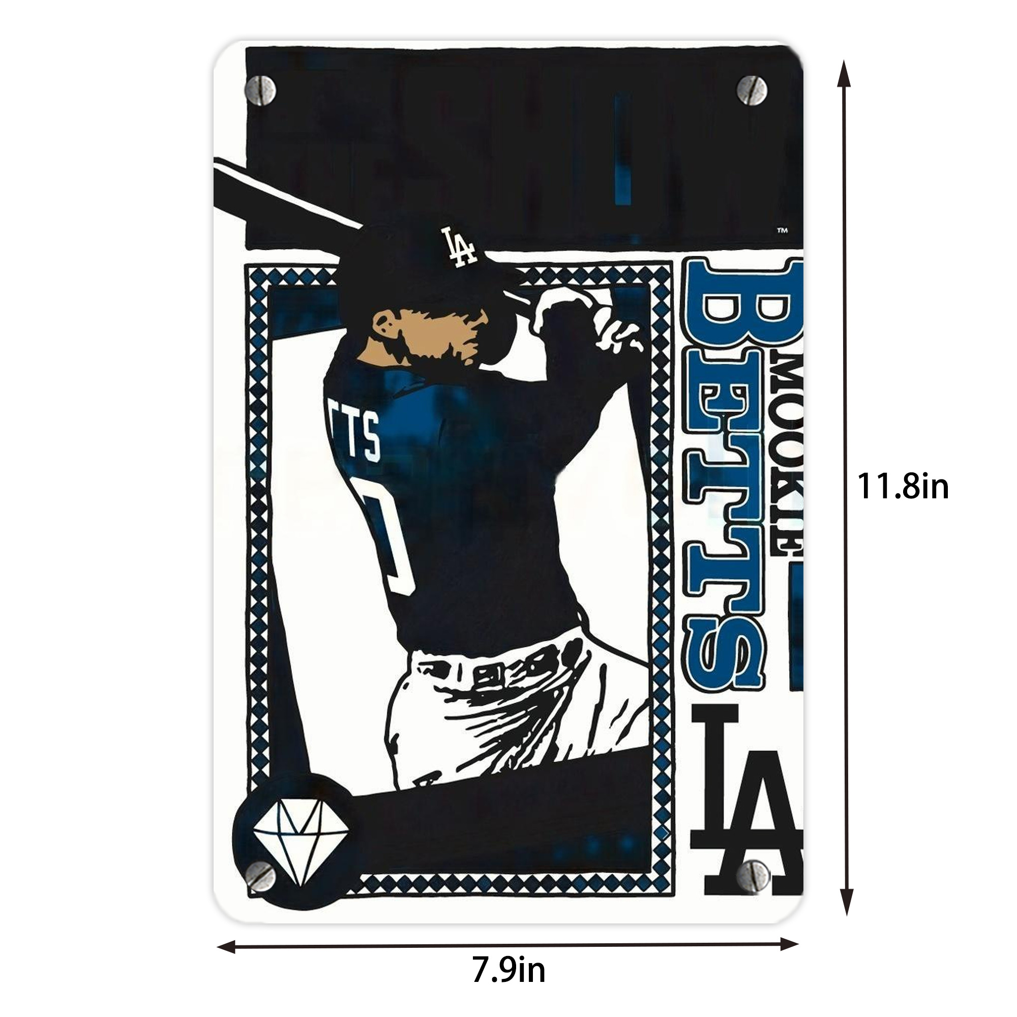  Metal Tin Sign 8x12inch - High-Quality Full-Print Decorative Wall Art, Durable Rust-Resistant Metal Plaque For Living Room, Bedroom, Kitchen, Office, Bar Décor