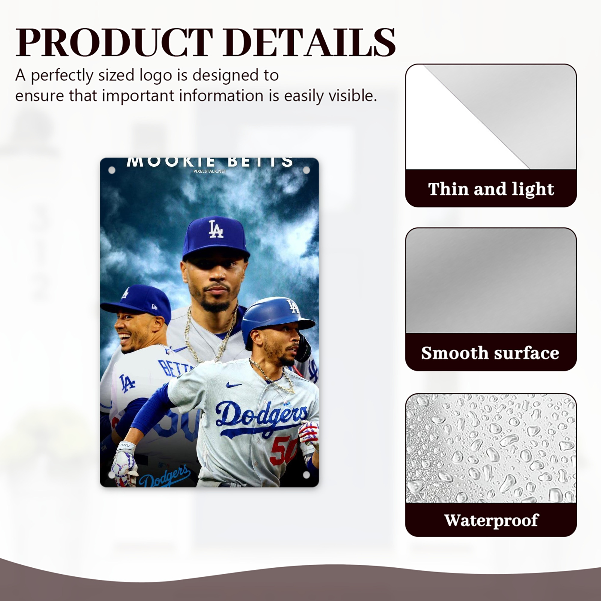  8x12inch Vertical Aluminum Sign - Durable Fade-Resistant Indoor/Outdoor Safety & Information Plaque For Office, Hotel, Restaurant, Bar, Public Spaces