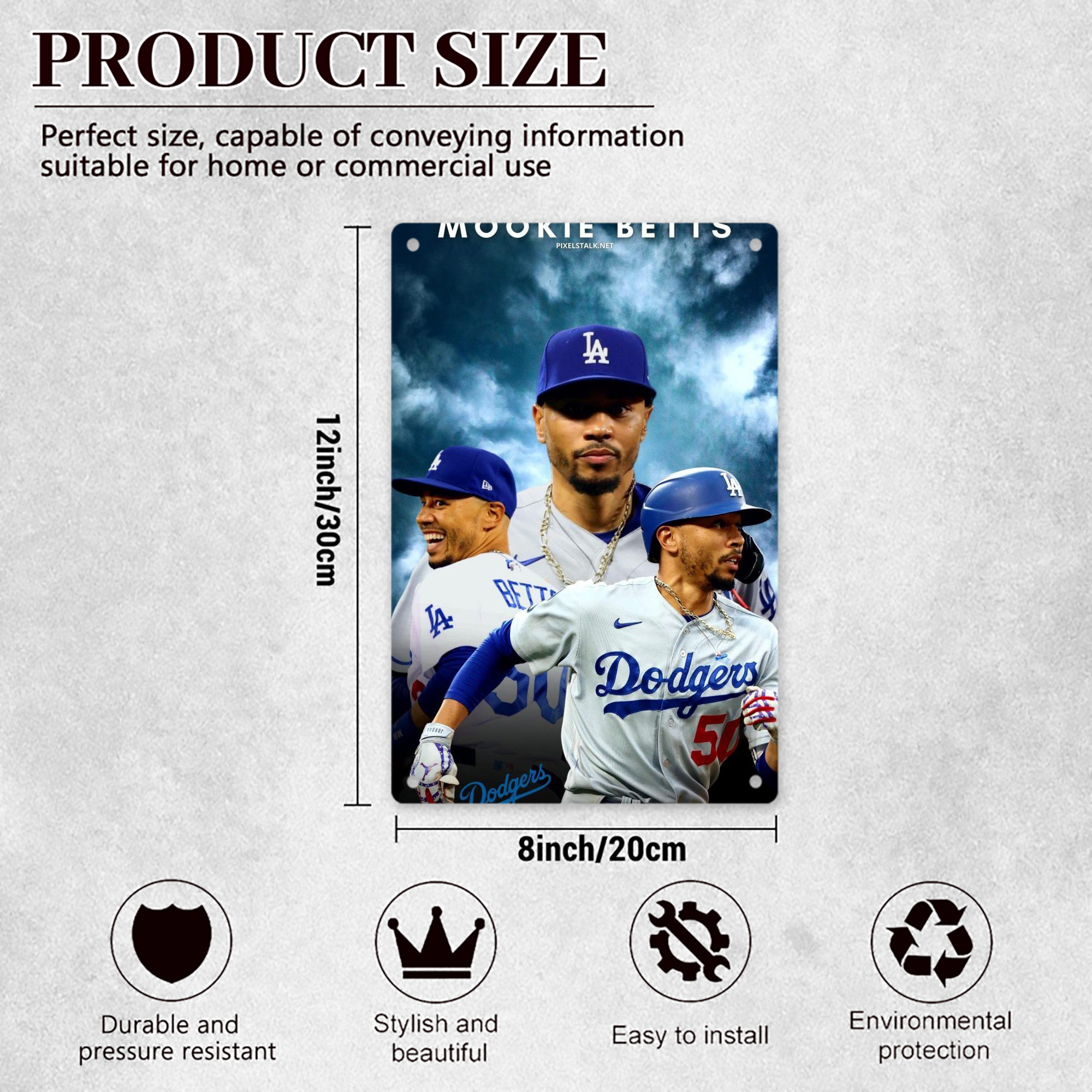  8x12inch Vertical Aluminum Sign - Durable Fade-Resistant Indoor/Outdoor Safety & Information Plaque For Office, Hotel, Restaurant, Bar, Public Spaces