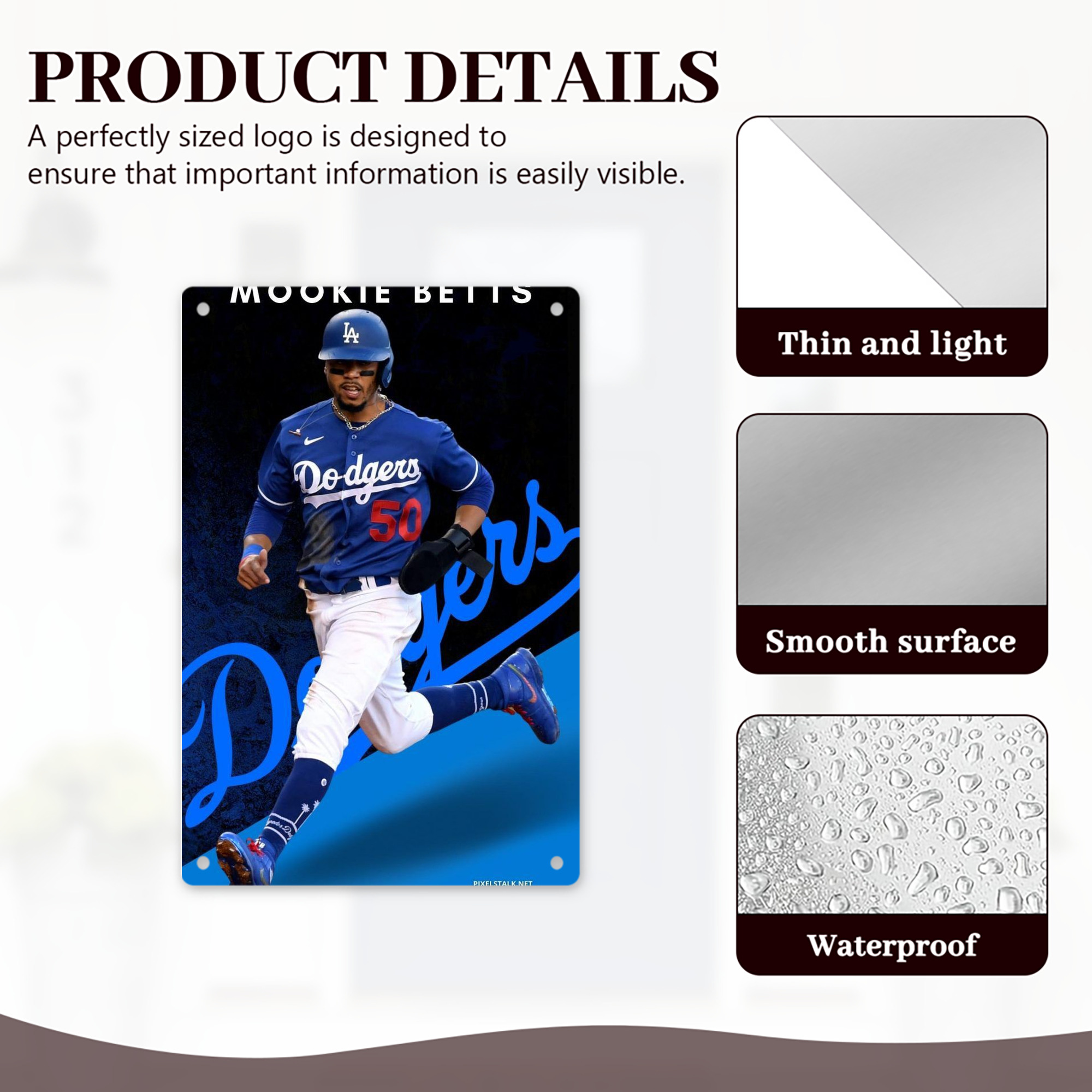  8x12inch Vertical Aluminum Sign - Durable Fade-Resistant Indoor/Outdoor Safety & Information Plaque For Office, Hotel, Restaurant, Bar, Public Spaces