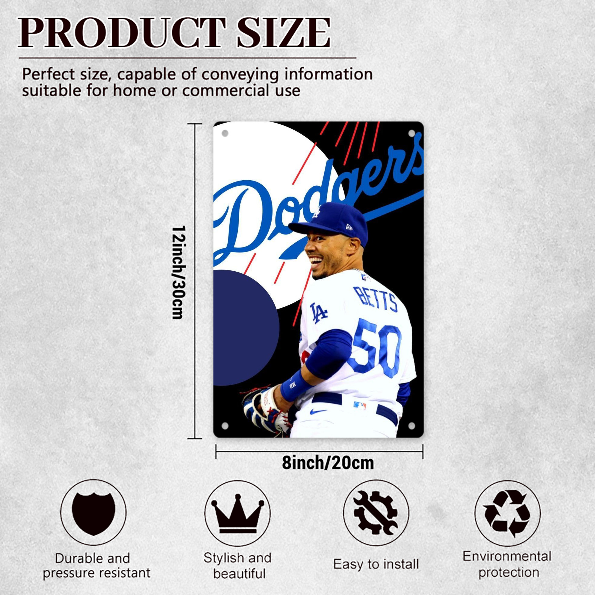  8x12inch Vertical Aluminum Sign - Durable Fade-Resistant Indoor/Outdoor Safety & Information Plaque For Office, Hotel, Restaurant, Bar, Public Spaces