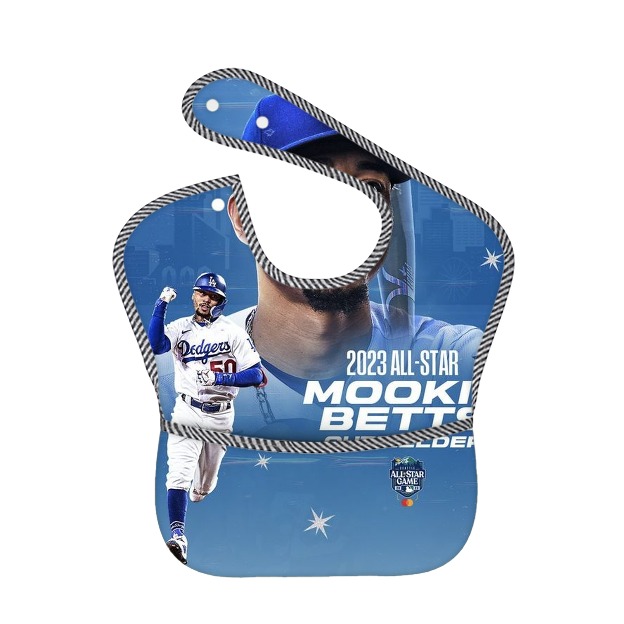  Adjustable Waterproof Toddler Bib – Full-Print Durable Polyester – Foldable Crumb Pocket – Easy Snap Closure – Soft