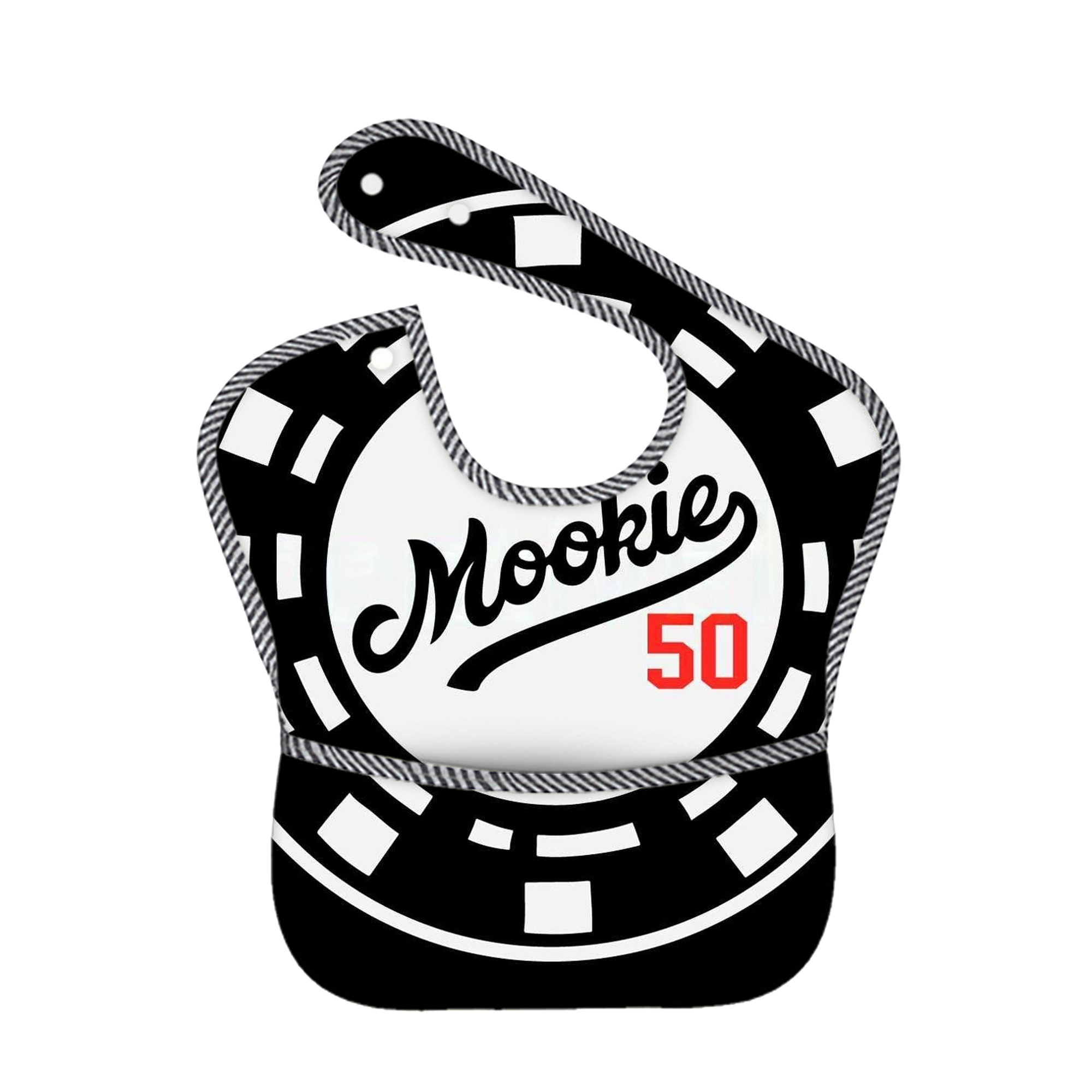  Adjustable Waterproof Toddler Bib – Full-Print Durable Polyester – Foldable Crumb Pocket – Easy Snap Closure – Soft