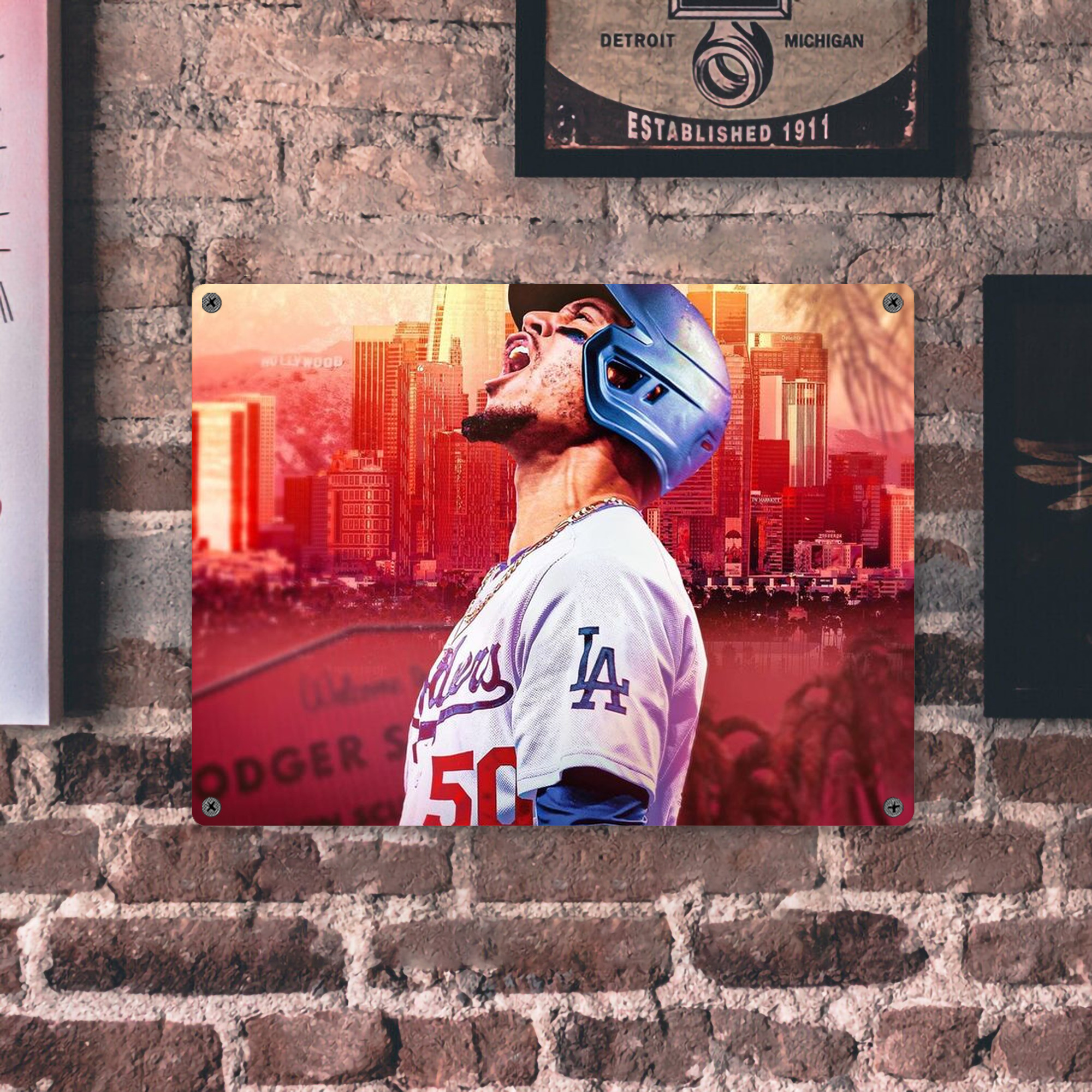  Vintage Metal Tin Sign 16x12 – Full-Print Iron Wall Decor – Durable, Fade-Resistant – Easy To Hang – Ideal For Home, Bar, Kitchen & Office Decor