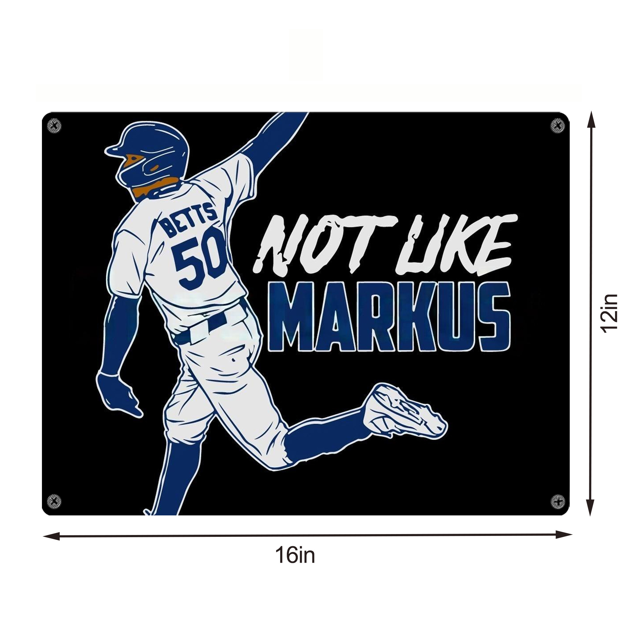  Vintage Metal Tin Sign 16x12 – Full-Print Iron Wall Decor – Durable, Fade-Resistant – Easy To Hang – Ideal For Home, Bar, Kitchen & Office Decor