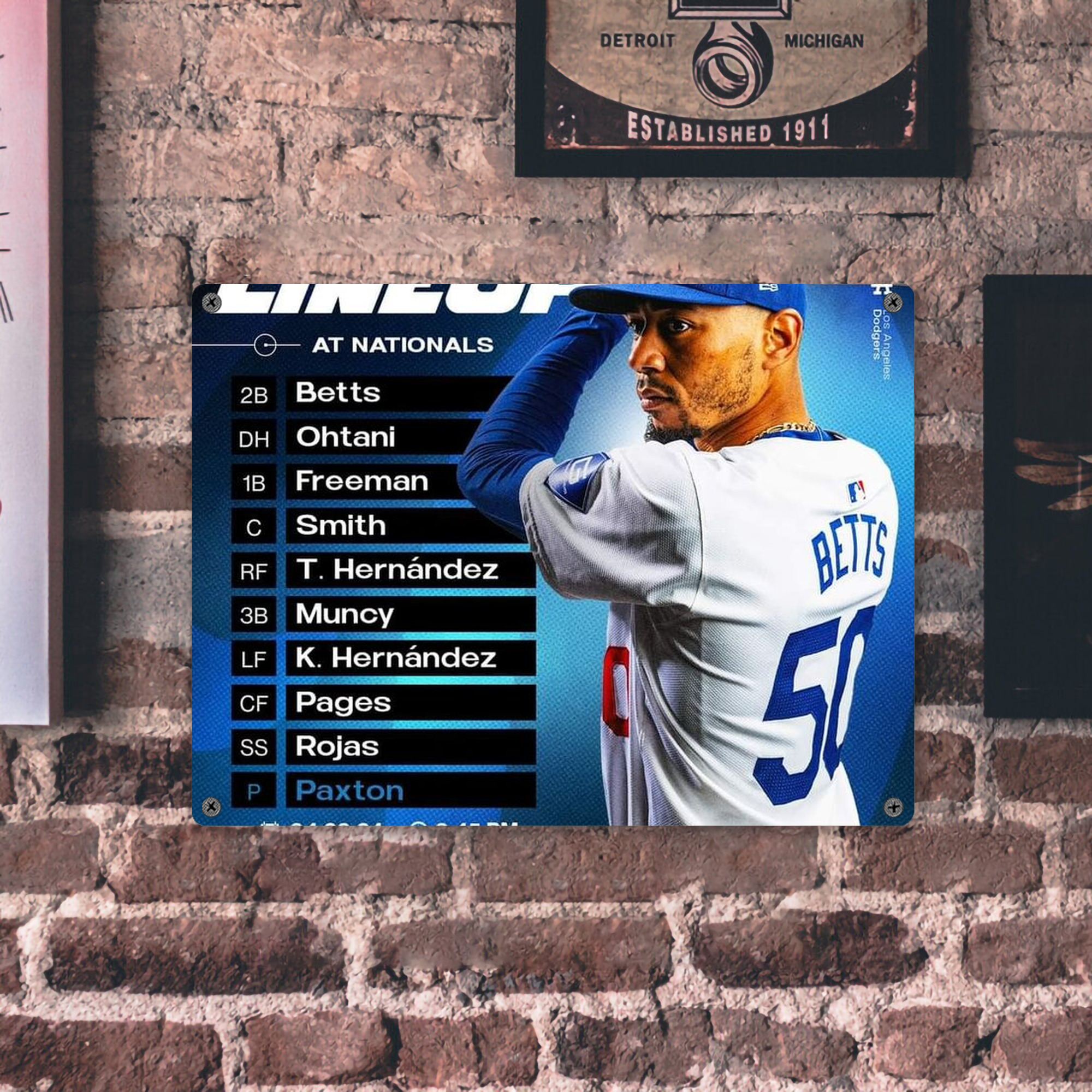  Vintage Metal Tin Sign 16x12 – Full-Print Iron Wall Decor – Durable, Fade-Resistant – Easy To Hang – Ideal For Home, Bar, Kitchen & Office Decor