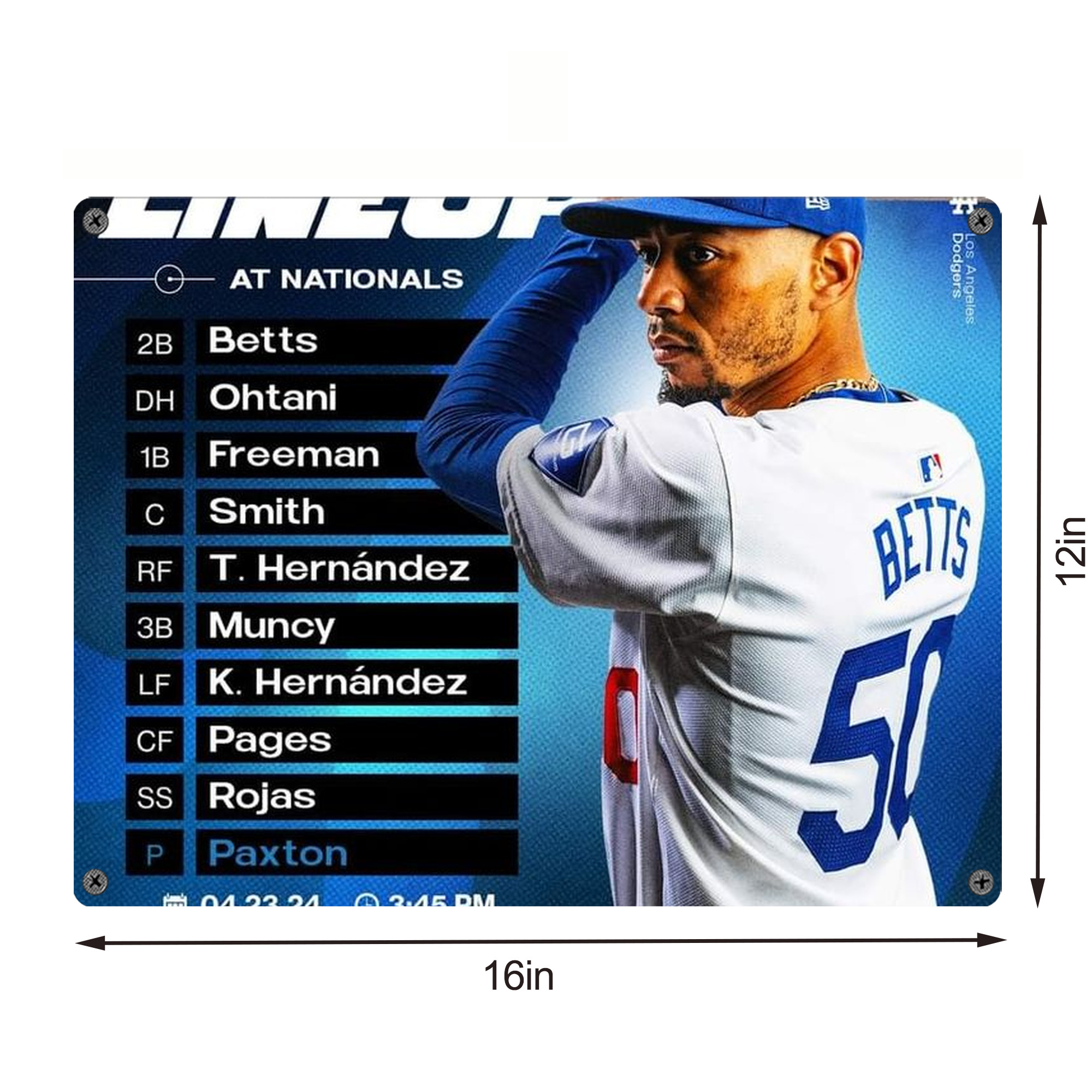  Vintage Metal Tin Sign 16x12 – Full-Print Iron Wall Decor – Durable, Fade-Resistant – Easy To Hang – Ideal For Home, Bar, Kitchen & Office Decor