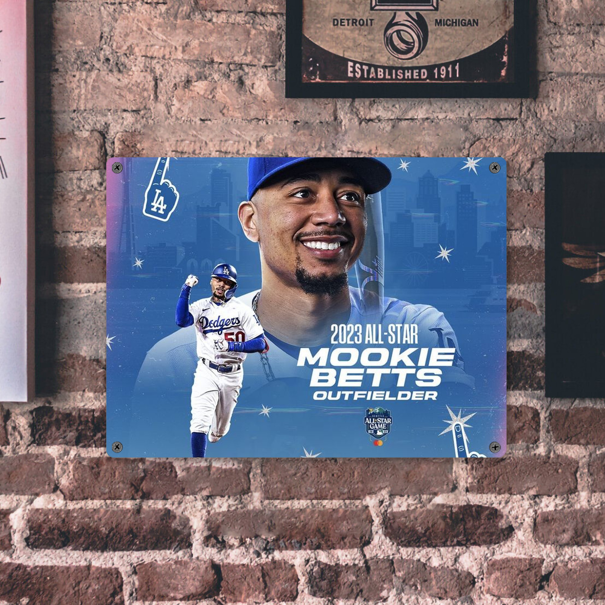  Vintage Metal Tin Sign 16x12 – Full-Print Iron Wall Decor – Durable, Fade-Resistant – Easy To Hang – Ideal For Home, Bar, Kitchen & Office Decor