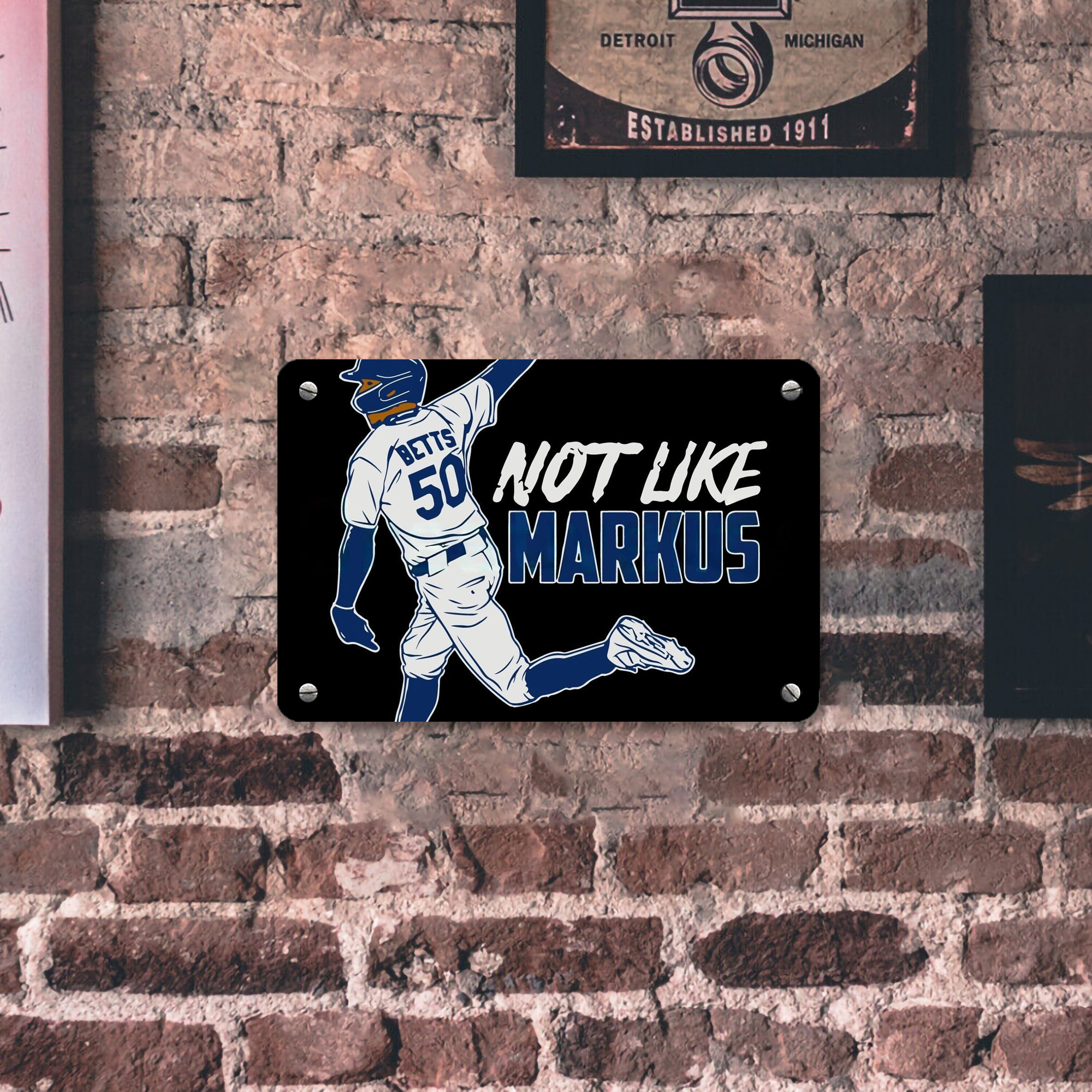  Metal Tin Sign 12x8inch - Premium Full-Print Decorative Wall Art, Durable Rust-Resistant Metal Plaque For Living Room, Bedroom, Kitchen, Office, Bar Décor