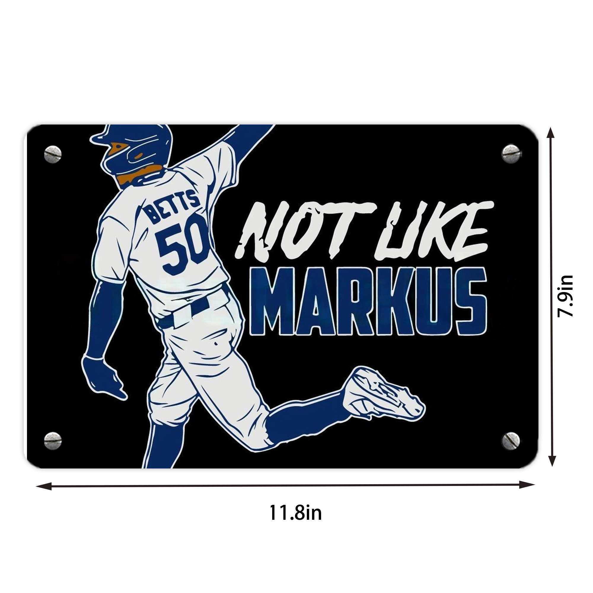  Metal Tin Sign 12x8inch - Premium Full-Print Decorative Wall Art, Durable Rust-Resistant Metal Plaque For Living Room, Bedroom, Kitchen, Office, Bar Décor