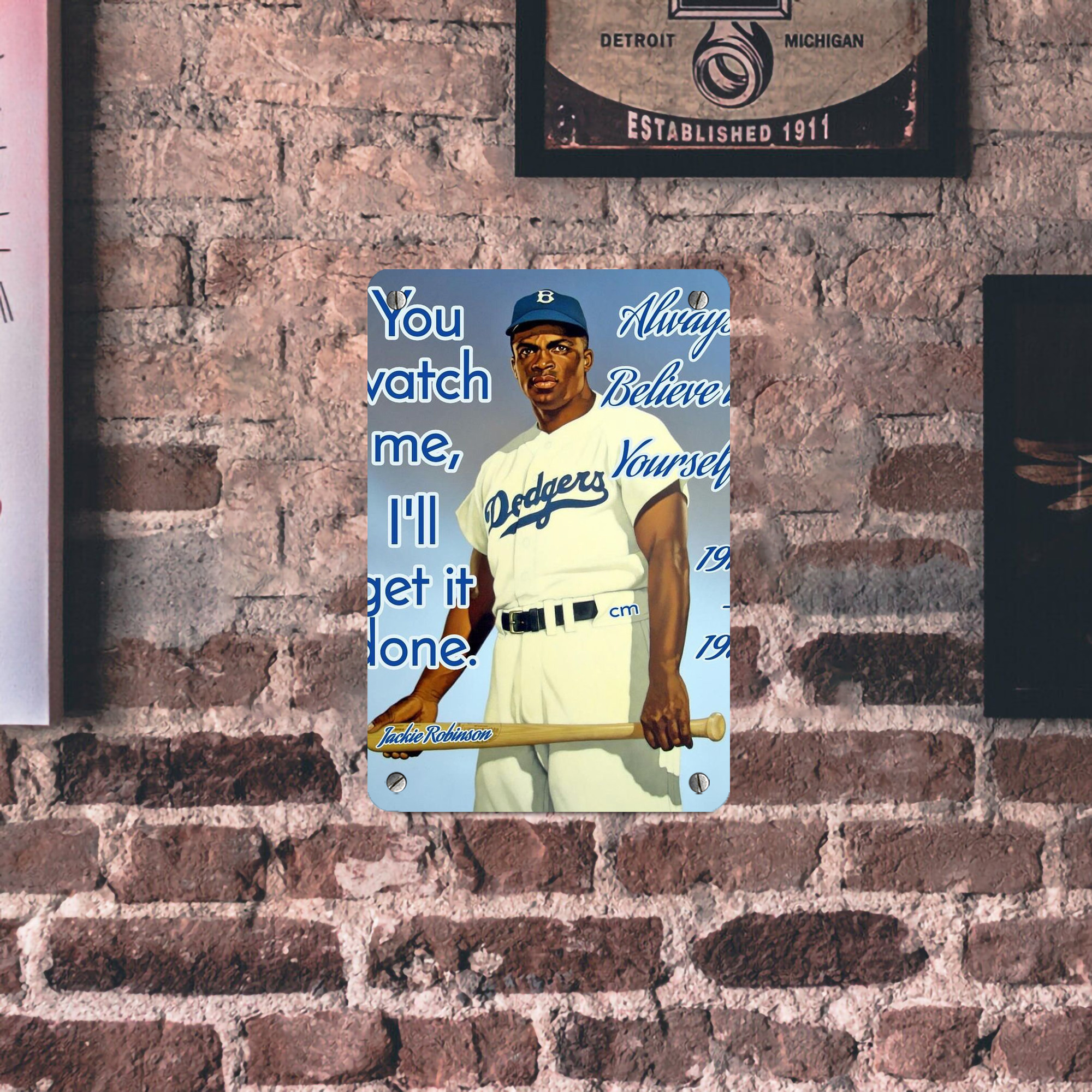  Metal Tin Sign 8x12inch - High-Quality Full-Print Decorative Wall Art, Durable Rust-Resistant Metal Plaque For Living Room, Bedroom, Kitchen, Office, Bar Décor