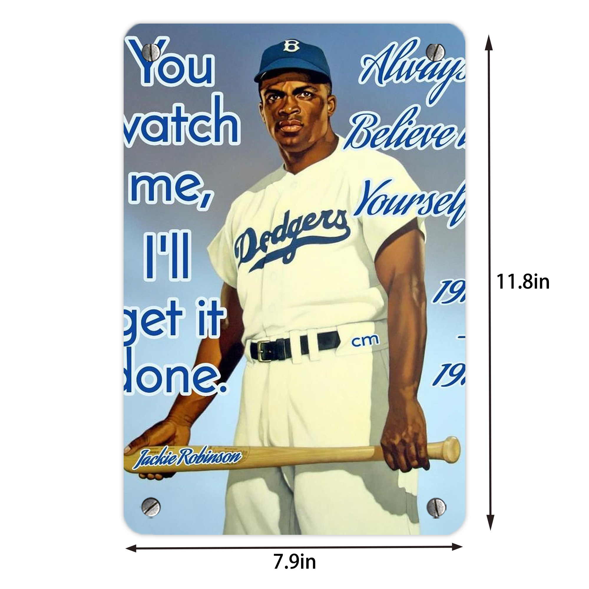  Metal Tin Sign 8x12inch - High-Quality Full-Print Decorative Wall Art, Durable Rust-Resistant Metal Plaque For Living Room, Bedroom, Kitchen, Office, Bar Décor