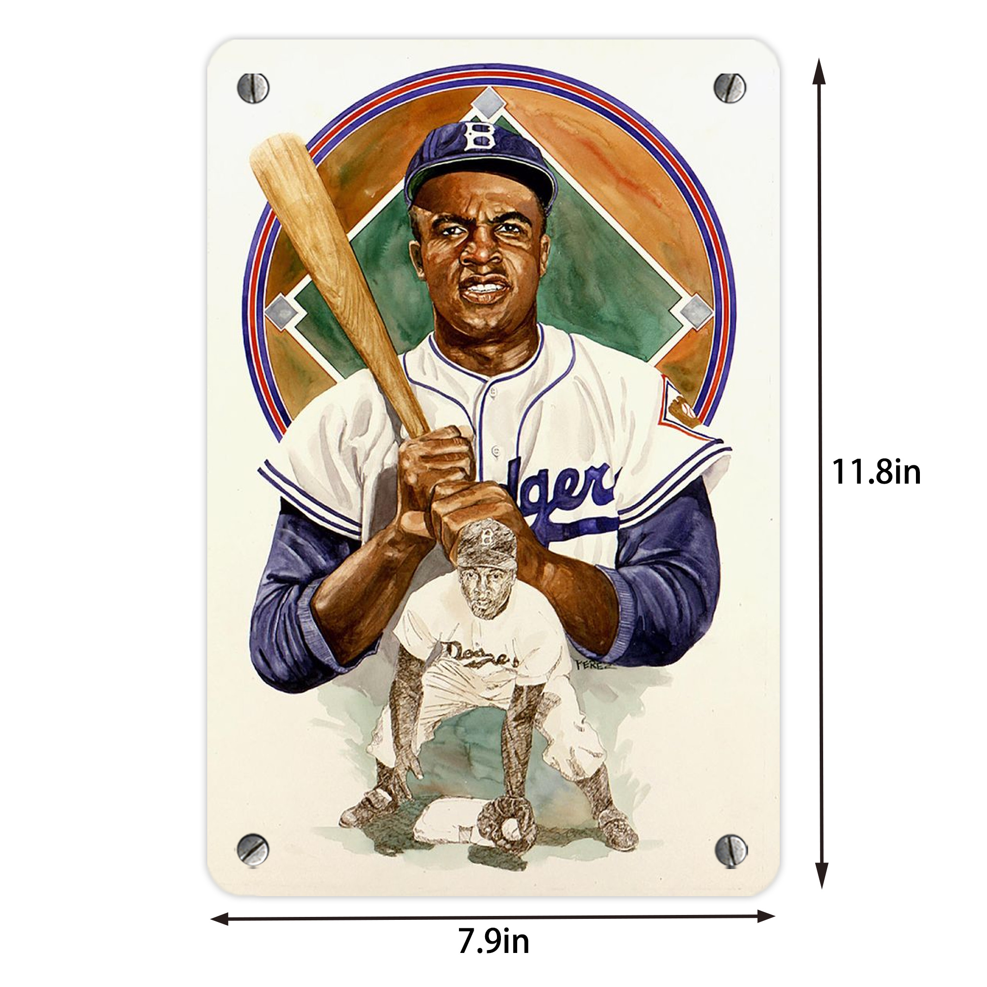  Metal Tin Sign 8x12inch - High-Quality Full-Print Decorative Wall Art, Durable Rust-Resistant Metal Plaque For Living Room, Bedroom, Kitchen, Office, Bar Décor