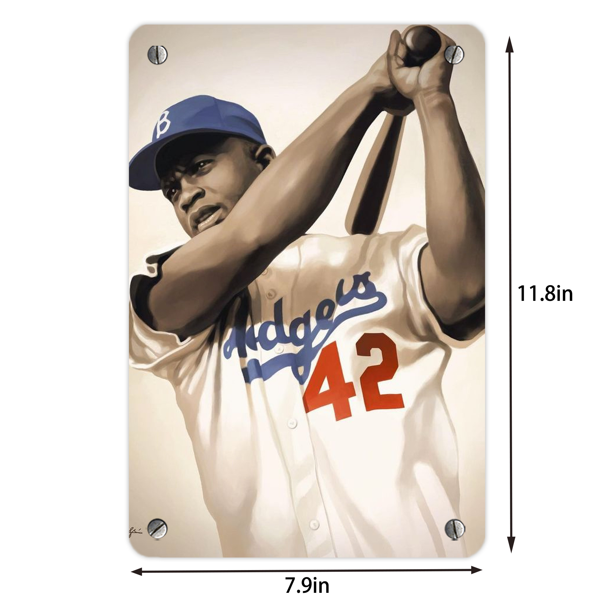  Metal Tin Sign 8x12inch - High-Quality Full-Print Decorative Wall Art, Durable Rust-Resistant Metal Plaque For Living Room, Bedroom, Kitchen, Office, Bar Décor