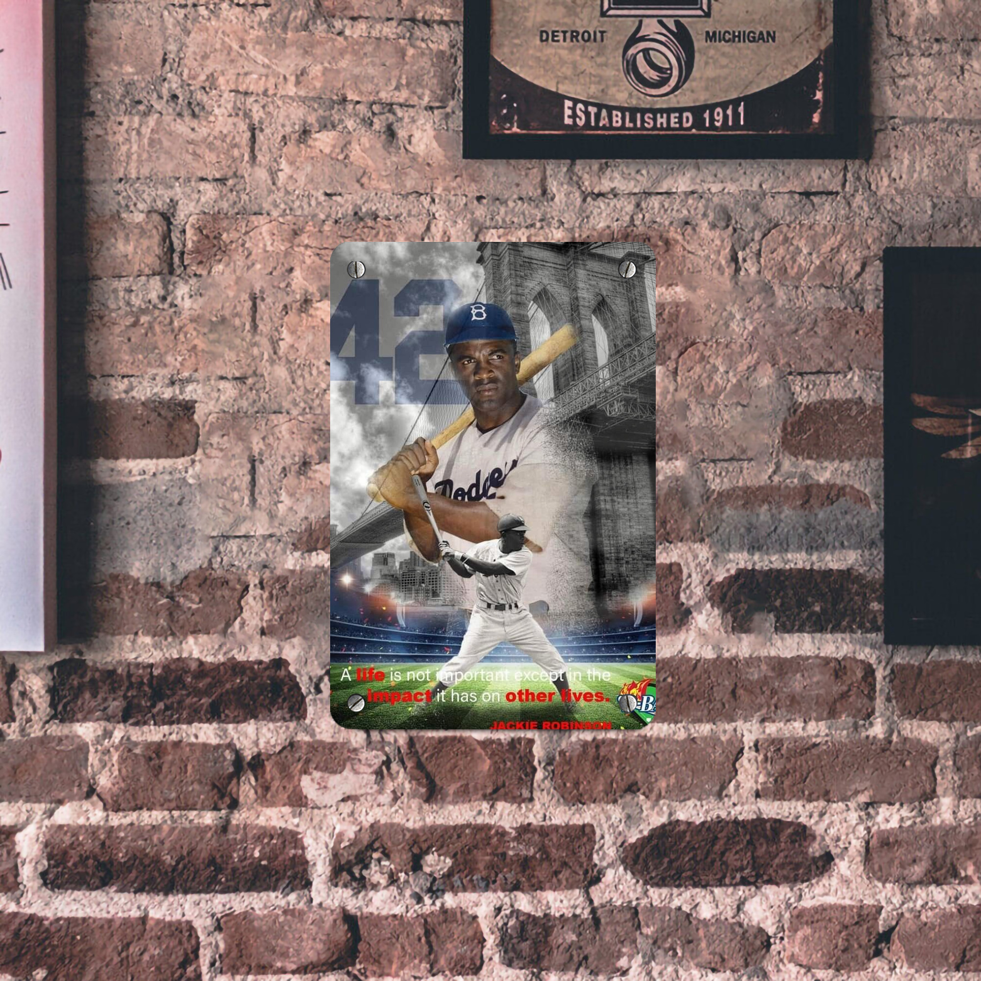  Metal Tin Sign 8x12inch - High-Quality Full-Print Decorative Wall Art, Durable Rust-Resistant Metal Plaque For Living Room, Bedroom, Kitchen, Office, Bar Décor