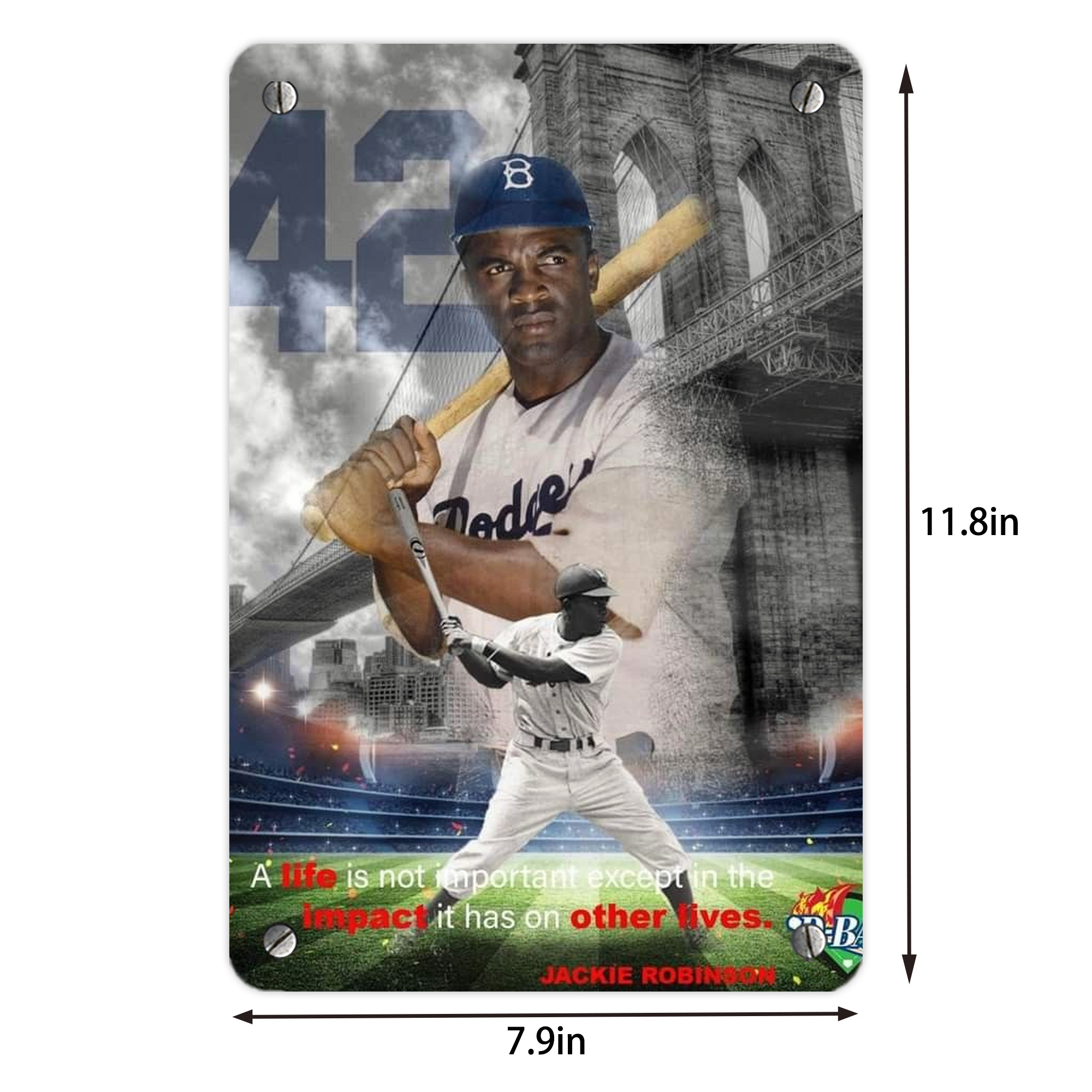  Metal Tin Sign 8x12inch - High-Quality Full-Print Decorative Wall Art, Durable Rust-Resistant Metal Plaque For Living Room, Bedroom, Kitchen, Office, Bar Décor