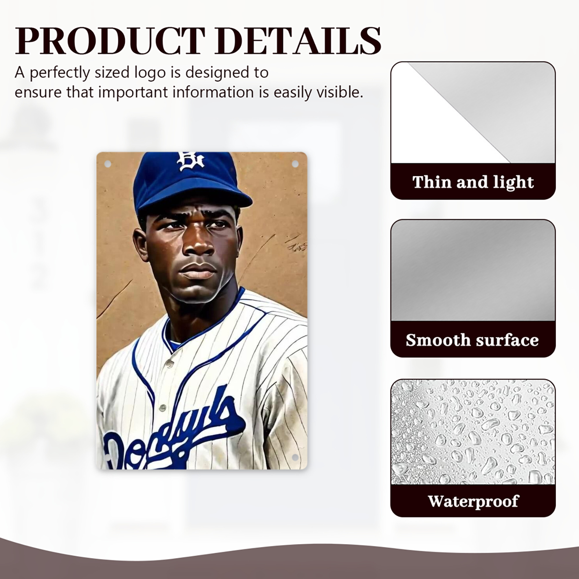  8x12inch Vertical Aluminum Sign - Durable Fade-Resistant Indoor/Outdoor Safety & Information Plaque For Office, Hotel, Restaurant, Bar, Public Spaces