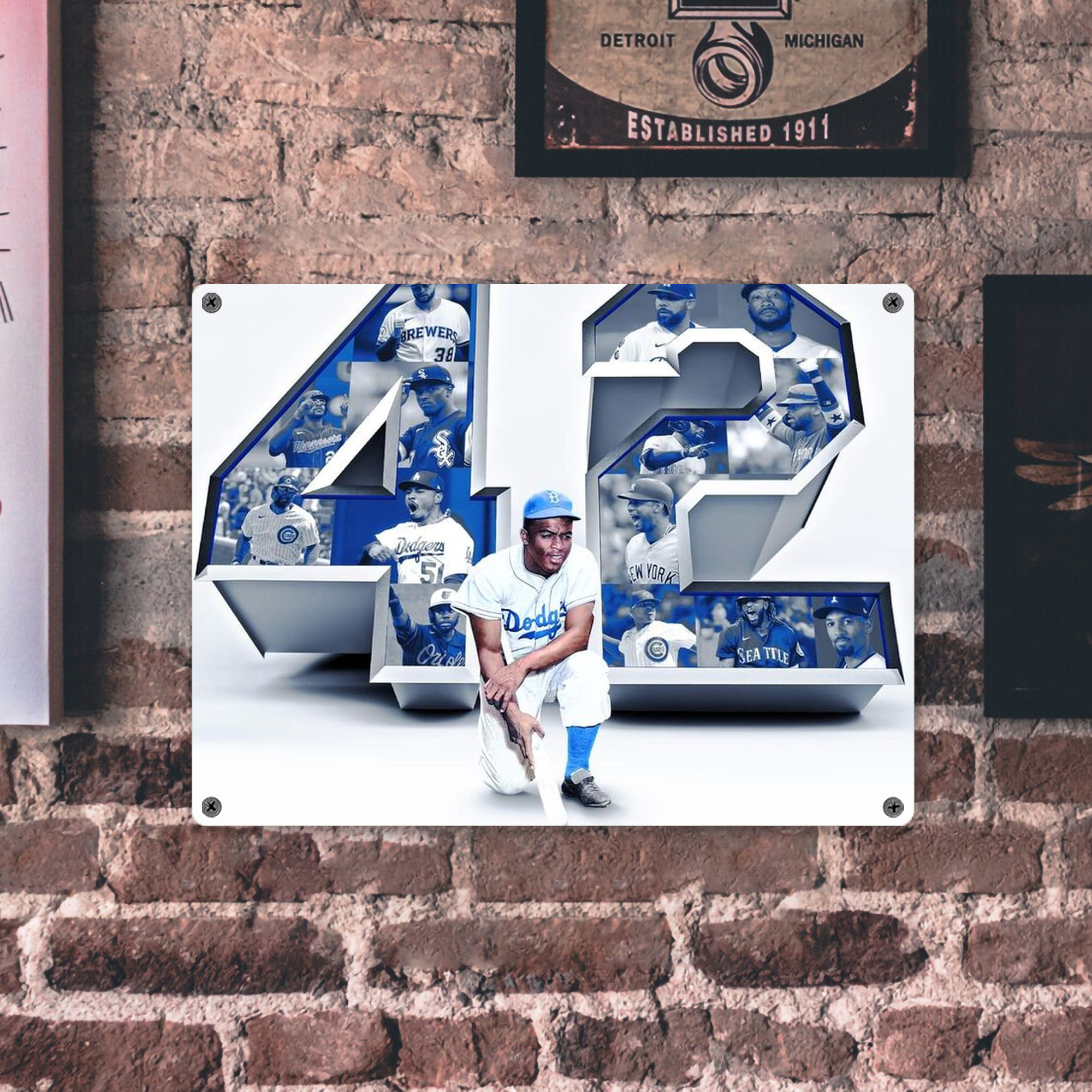  Vintage Metal Tin Sign 16x12 – Full-Print Iron Wall Decor – Durable, Fade-Resistant – Easy To Hang – Ideal For Home, Bar, Kitchen & Office Decor