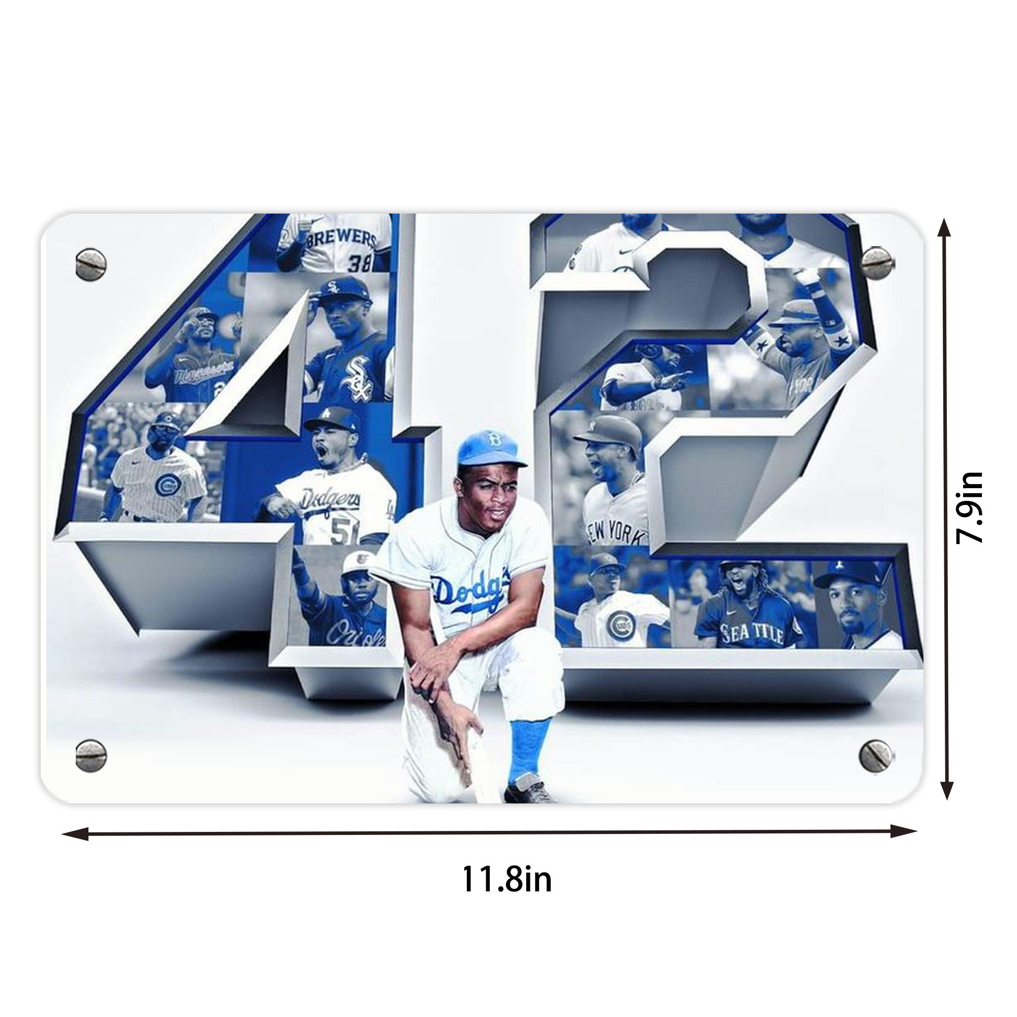  Metal Tin Sign 12x8inch - Premium Full-Print Decorative Wall Art, Durable Rust-Resistant Metal Plaque For Living Room, Bedroom, Kitchen, Office, Bar Décor