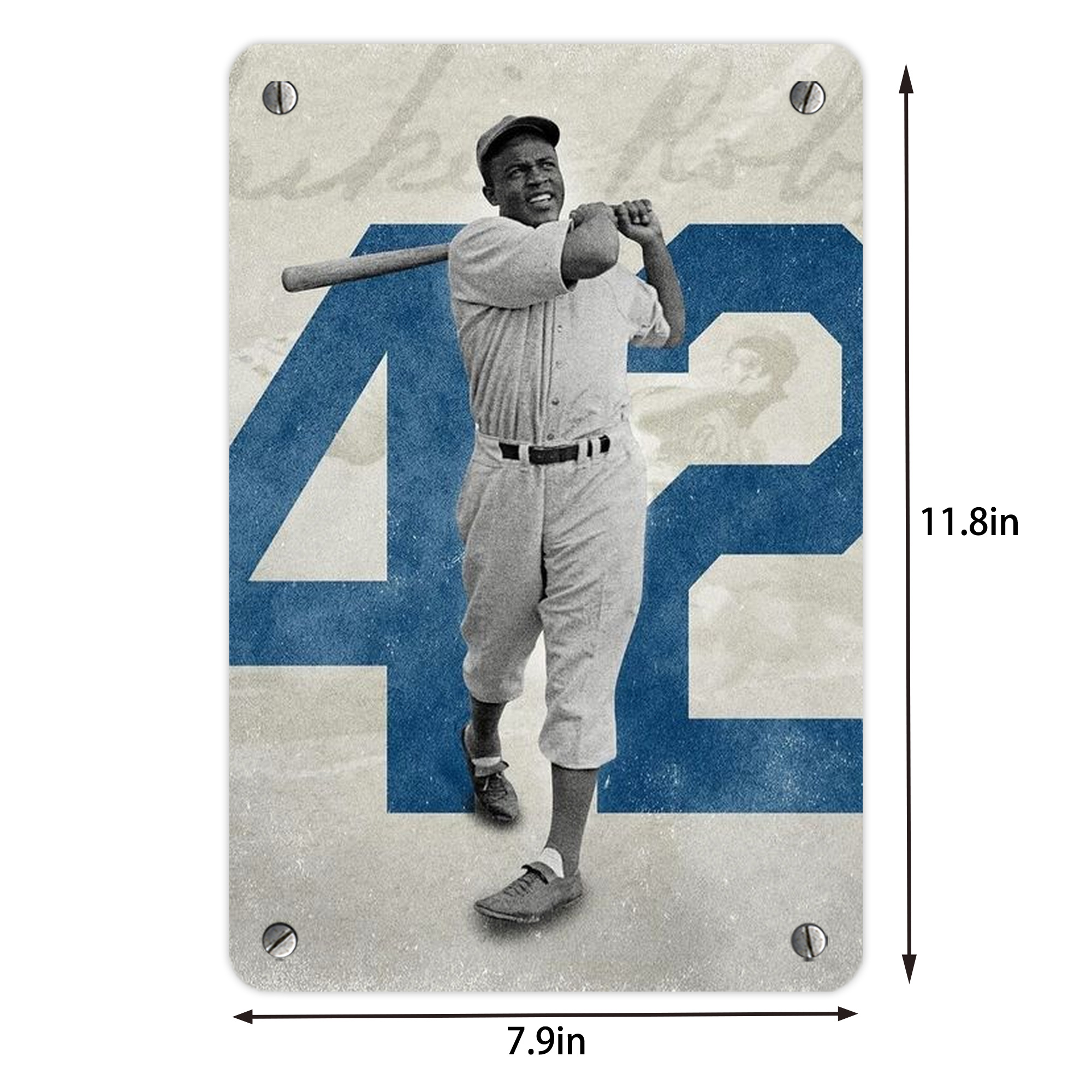  Metal Tin Sign 8x12inch - High-Quality Full-Print Decorative Wall Art, Durable Rust-Resistant Metal Plaque For Living Room, Bedroom, Kitchen, Office, Bar Décor