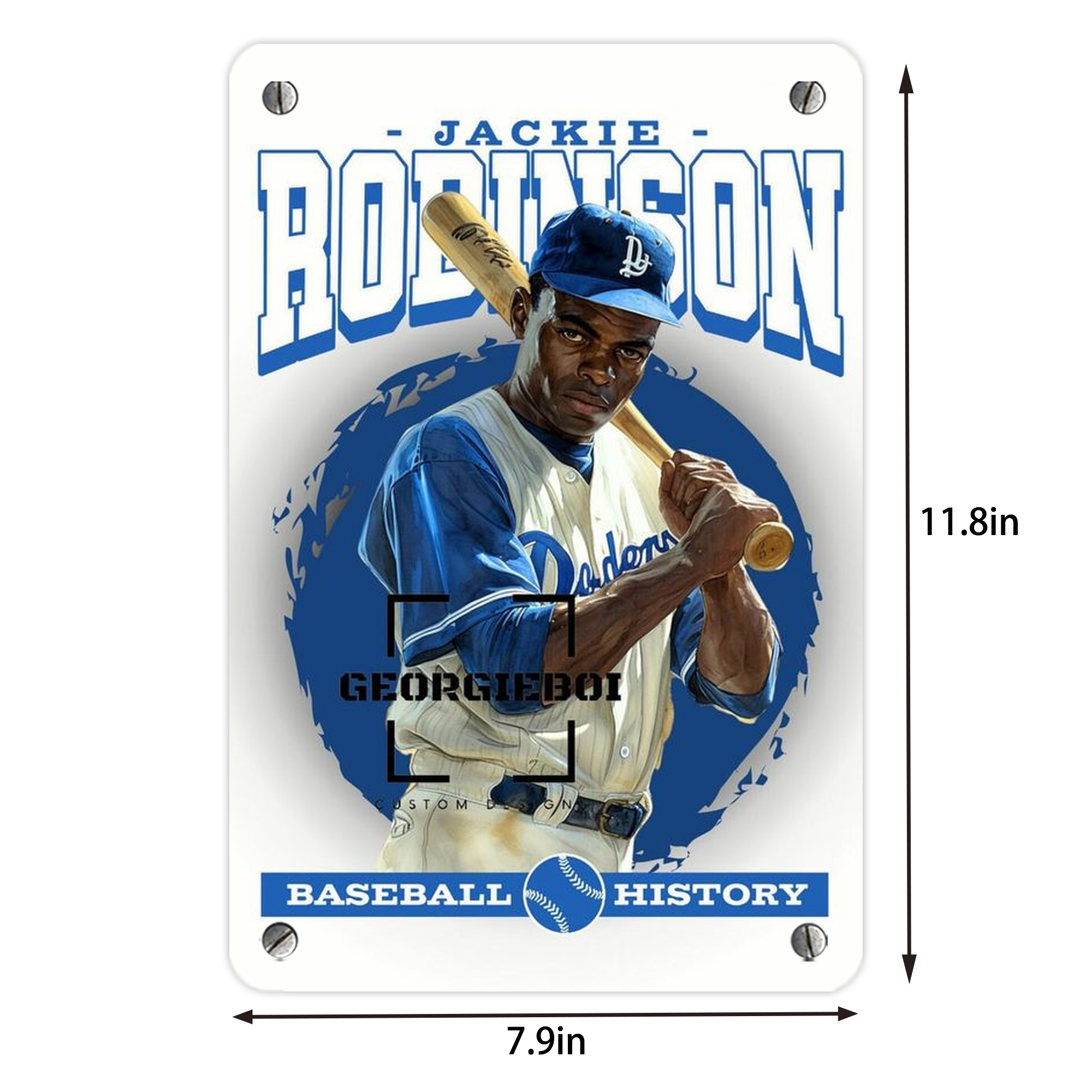  Metal Tin Sign 8x12inch - High-Quality Full-Print Decorative Wall Art, Durable Rust-Resistant Metal Plaque For Living Room, Bedroom, Kitchen, Office, Bar Décor