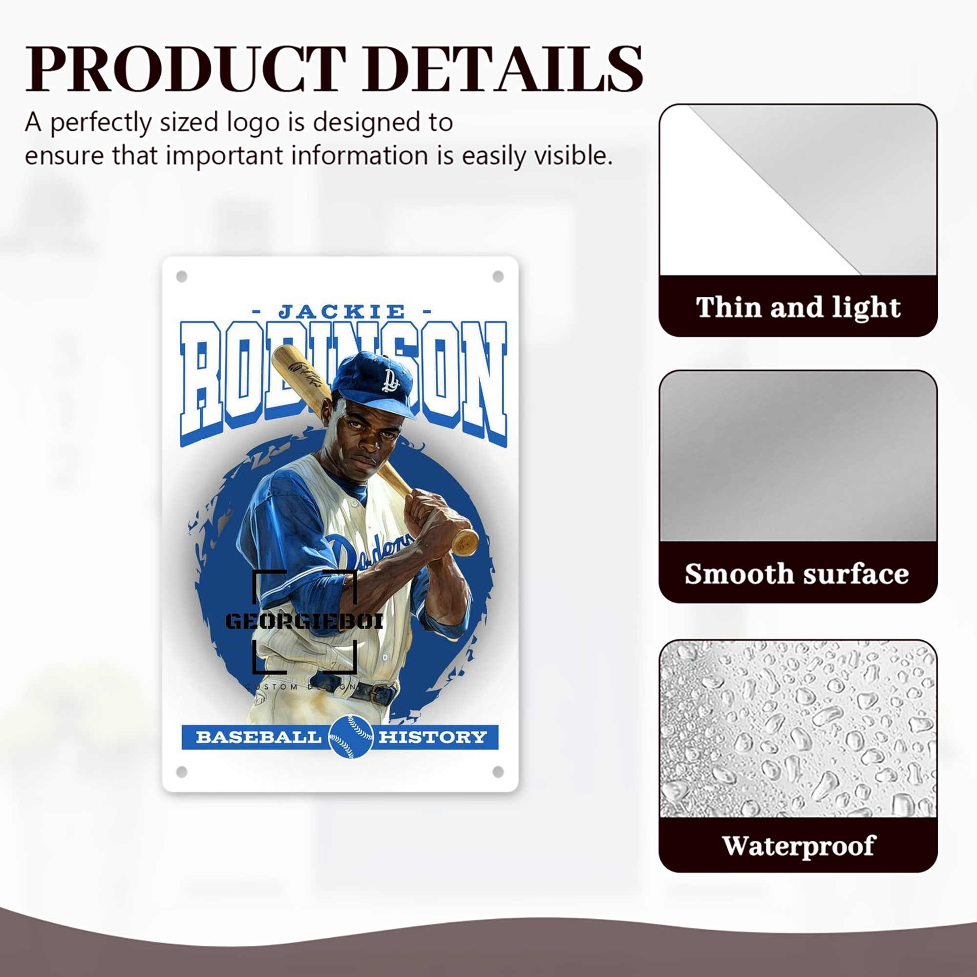  8x12inch Vertical Aluminum Sign - Durable Fade-Resistant Indoor/Outdoor Safety & Information Plaque For Office, Hotel, Restaurant, Bar, Public Spaces