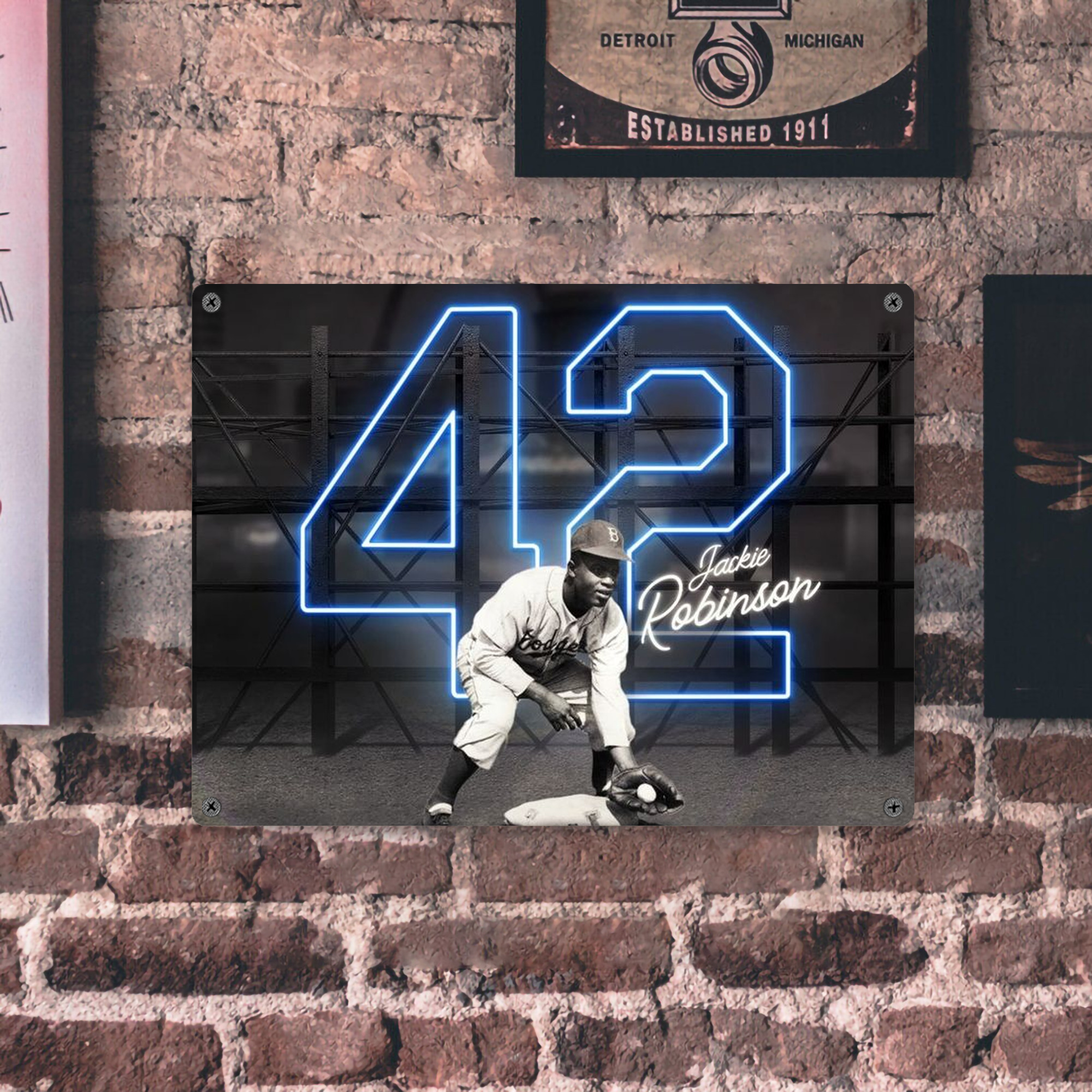  Vintage Metal Tin Sign 16x12 – Full-Print Iron Wall Decor – Durable, Fade-Resistant – Easy To Hang – Ideal For Home, Bar, Kitchen & Office Decor