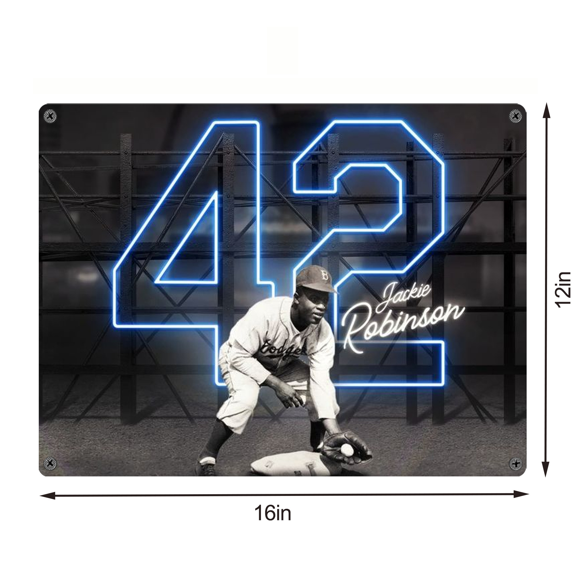  Vintage Metal Tin Sign 16x12 – Full-Print Iron Wall Decor – Durable, Fade-Resistant – Easy To Hang – Ideal For Home, Bar, Kitchen & Office Decor