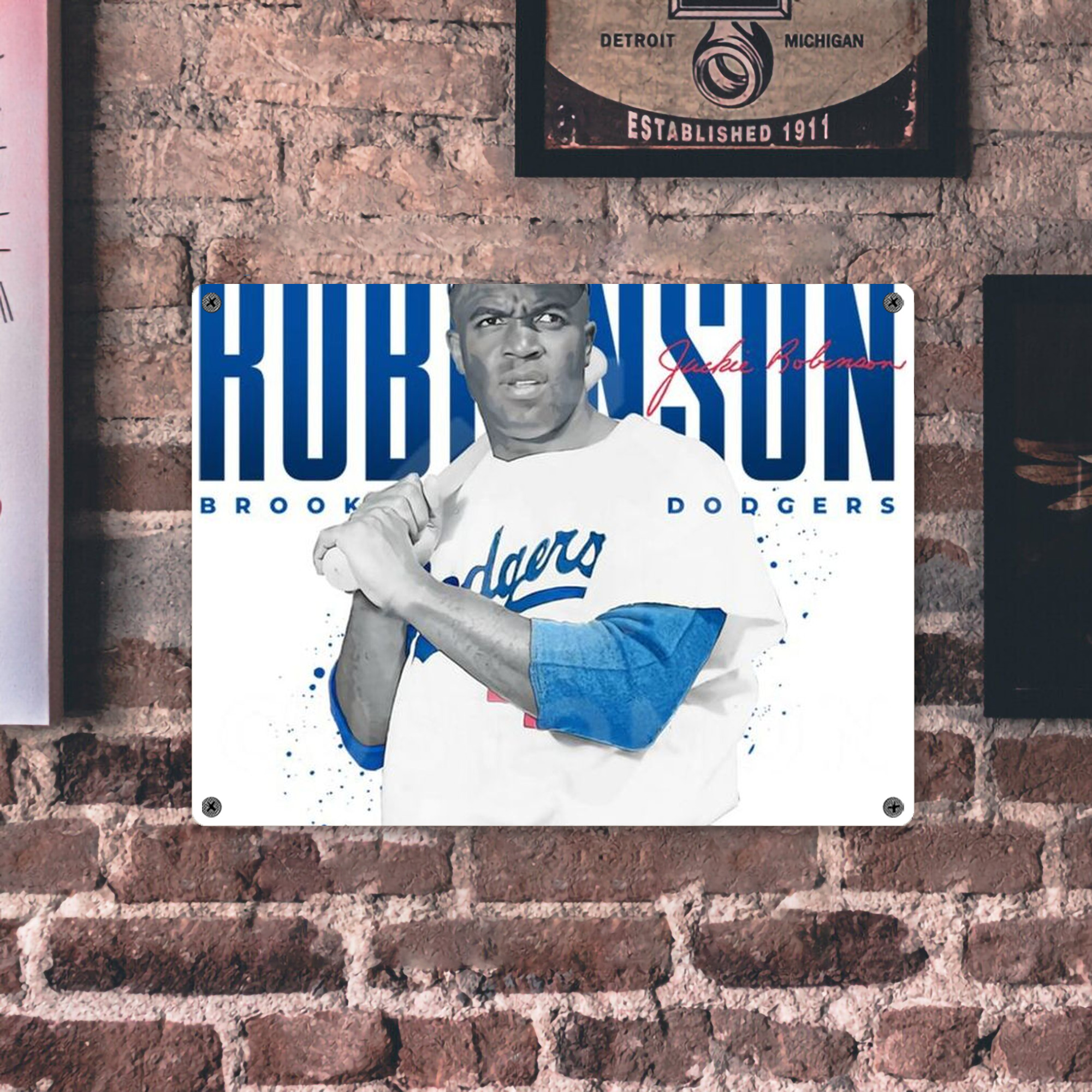  Vintage Metal Tin Sign 16x12 – Full-Print Iron Wall Decor – Durable, Fade-Resistant – Easy To Hang – Ideal For Home, Bar, Kitchen & Office Decor