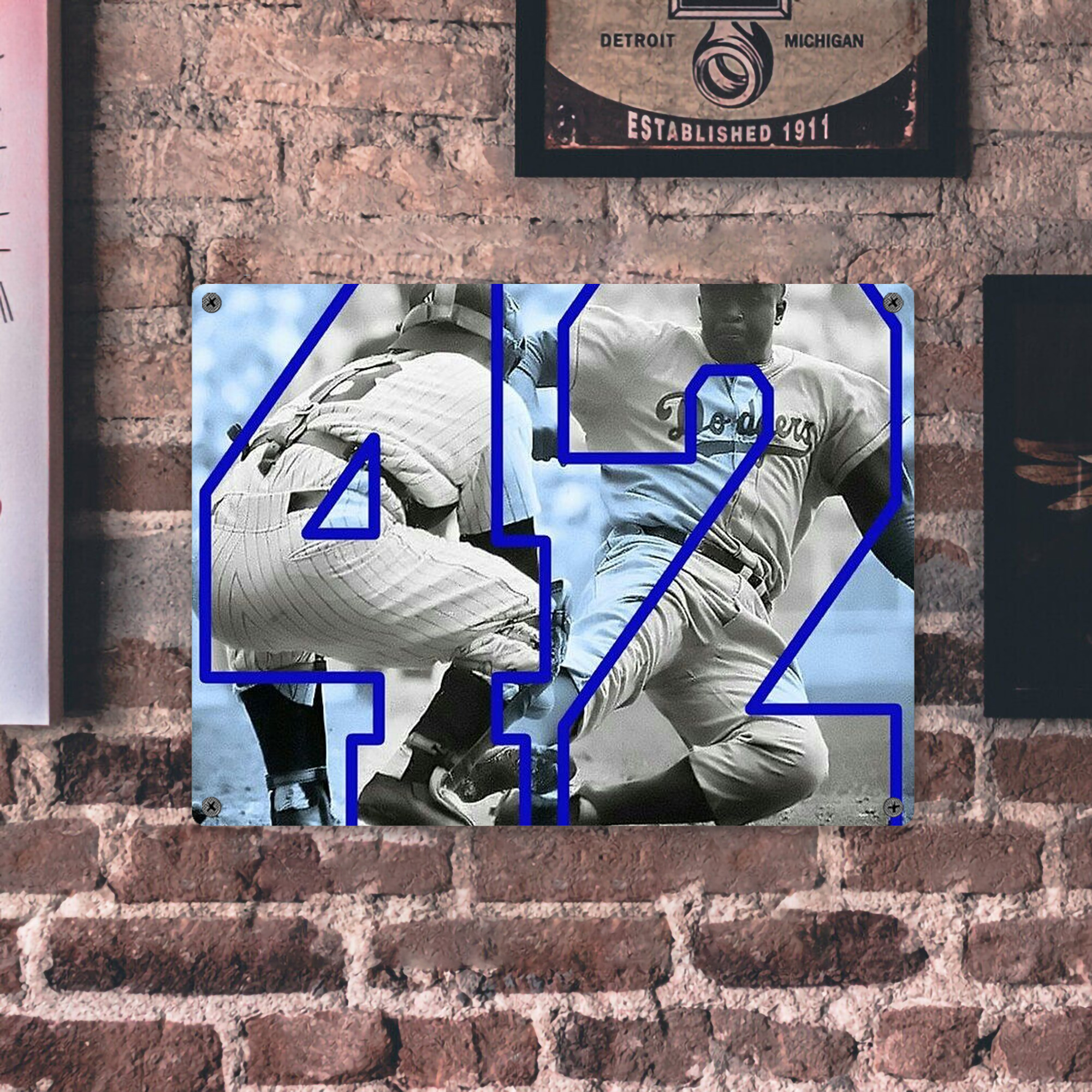  Vintage Metal Tin Sign 16x12 – Full-Print Iron Wall Decor – Durable, Fade-Resistant – Easy To Hang – Ideal For Home, Bar, Kitchen & Office Decor