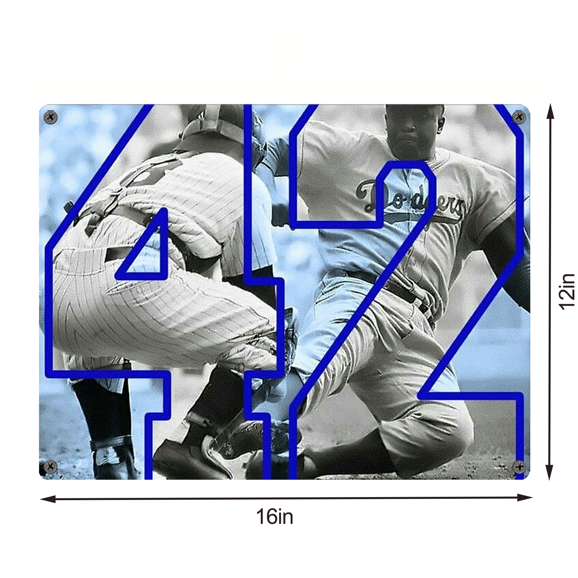  Vintage Metal Tin Sign 16x12 – Full-Print Iron Wall Decor – Durable, Fade-Resistant – Easy To Hang – Ideal For Home, Bar, Kitchen & Office Decor