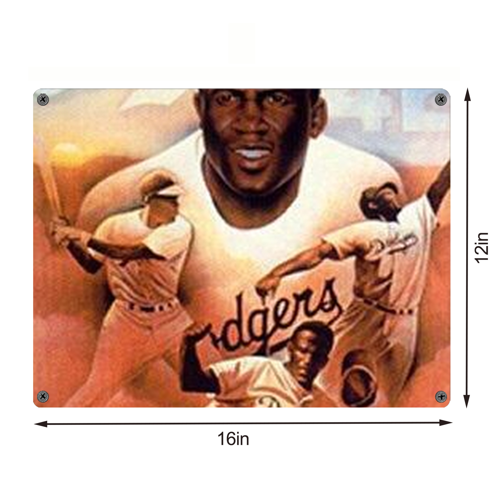  Vintage Metal Tin Sign 16x12 – Full-Print Iron Wall Decor – Durable, Fade-Resistant – Easy To Hang – Ideal For Home, Bar, Kitchen & Office Decor