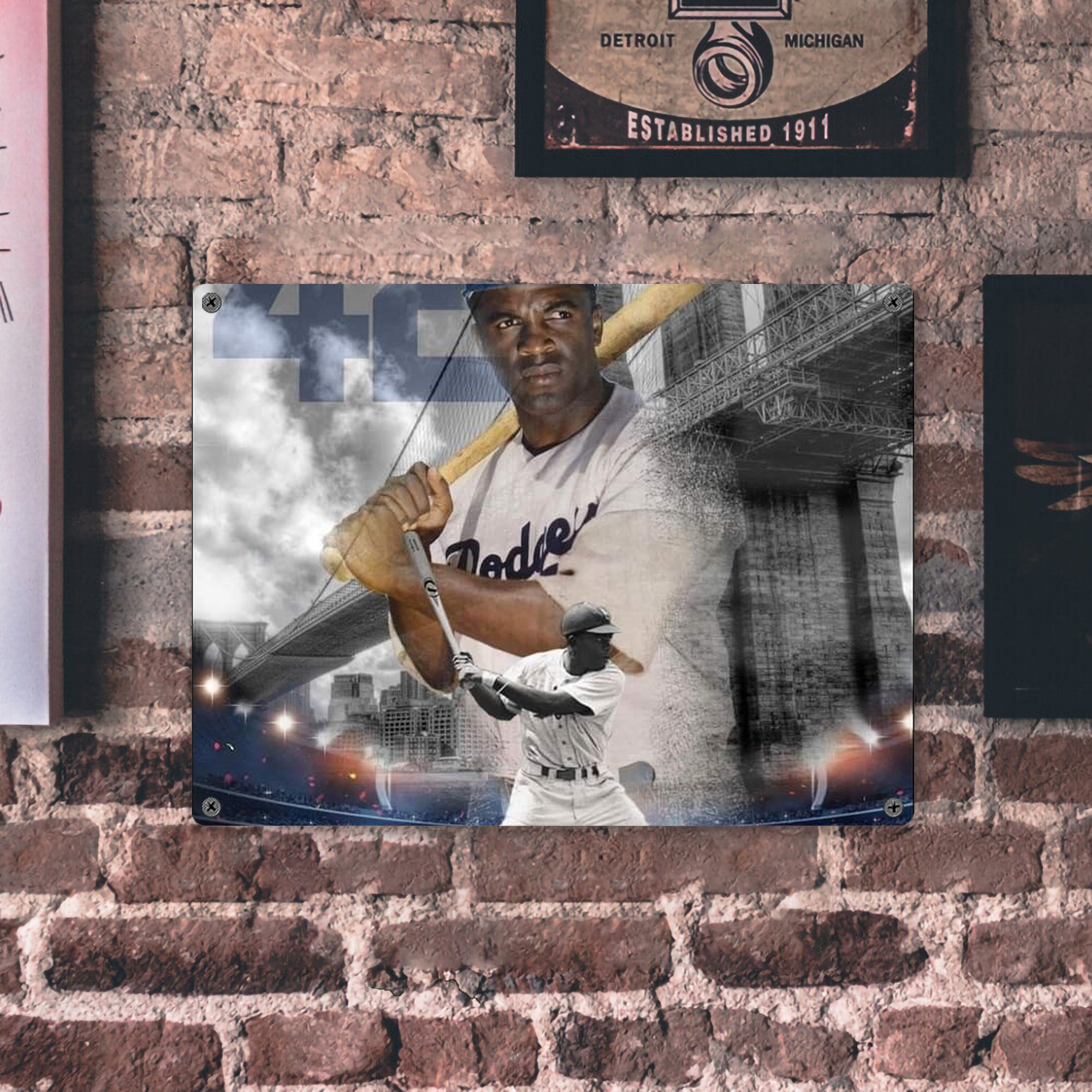  Vintage Metal Tin Sign 16x12 – Full-Print Iron Wall Decor – Durable, Fade-Resistant – Easy To Hang – Ideal For Home, Bar, Kitchen & Office Decor