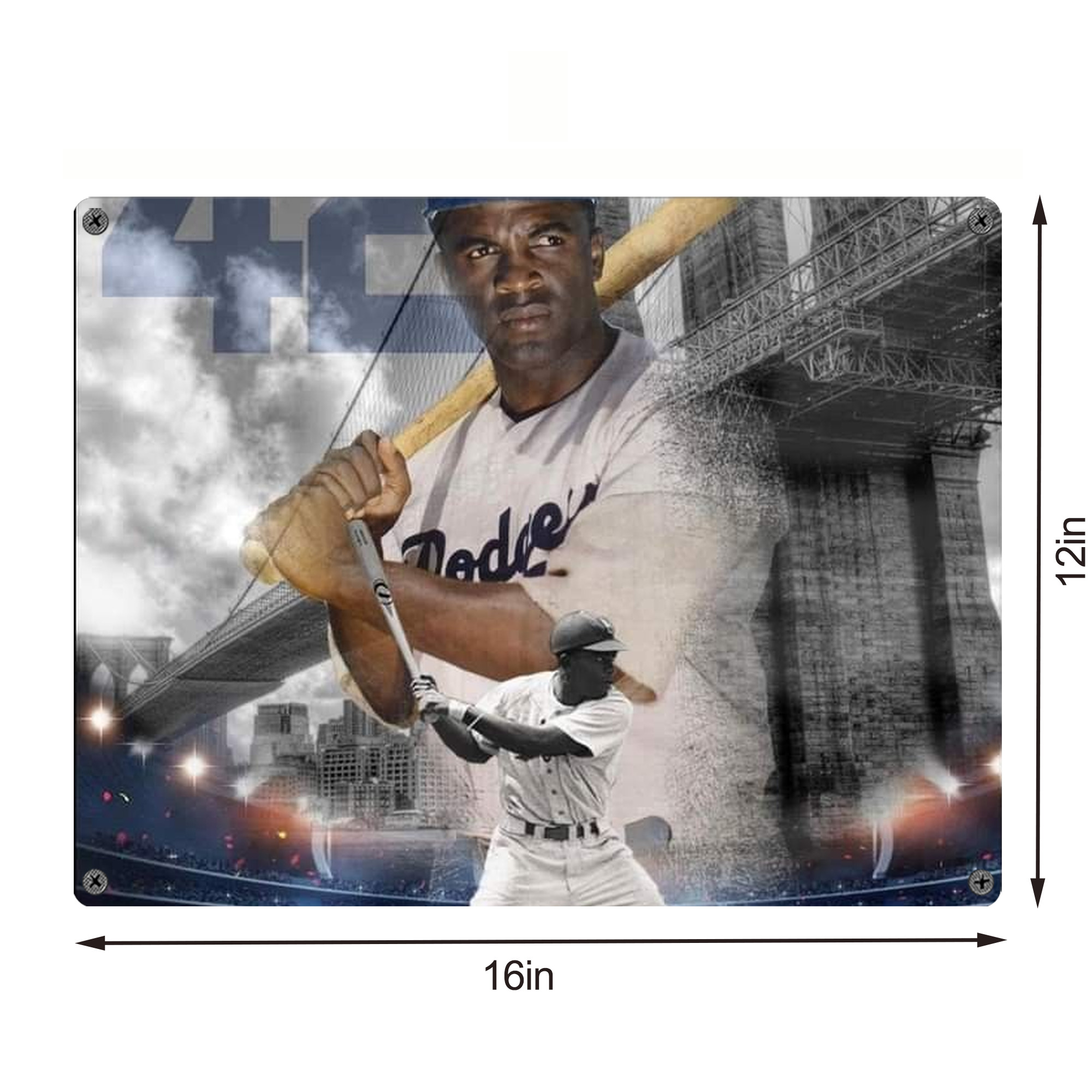  Vintage Metal Tin Sign 16x12 – Full-Print Iron Wall Decor – Durable, Fade-Resistant – Easy To Hang – Ideal For Home, Bar, Kitchen & Office Decor