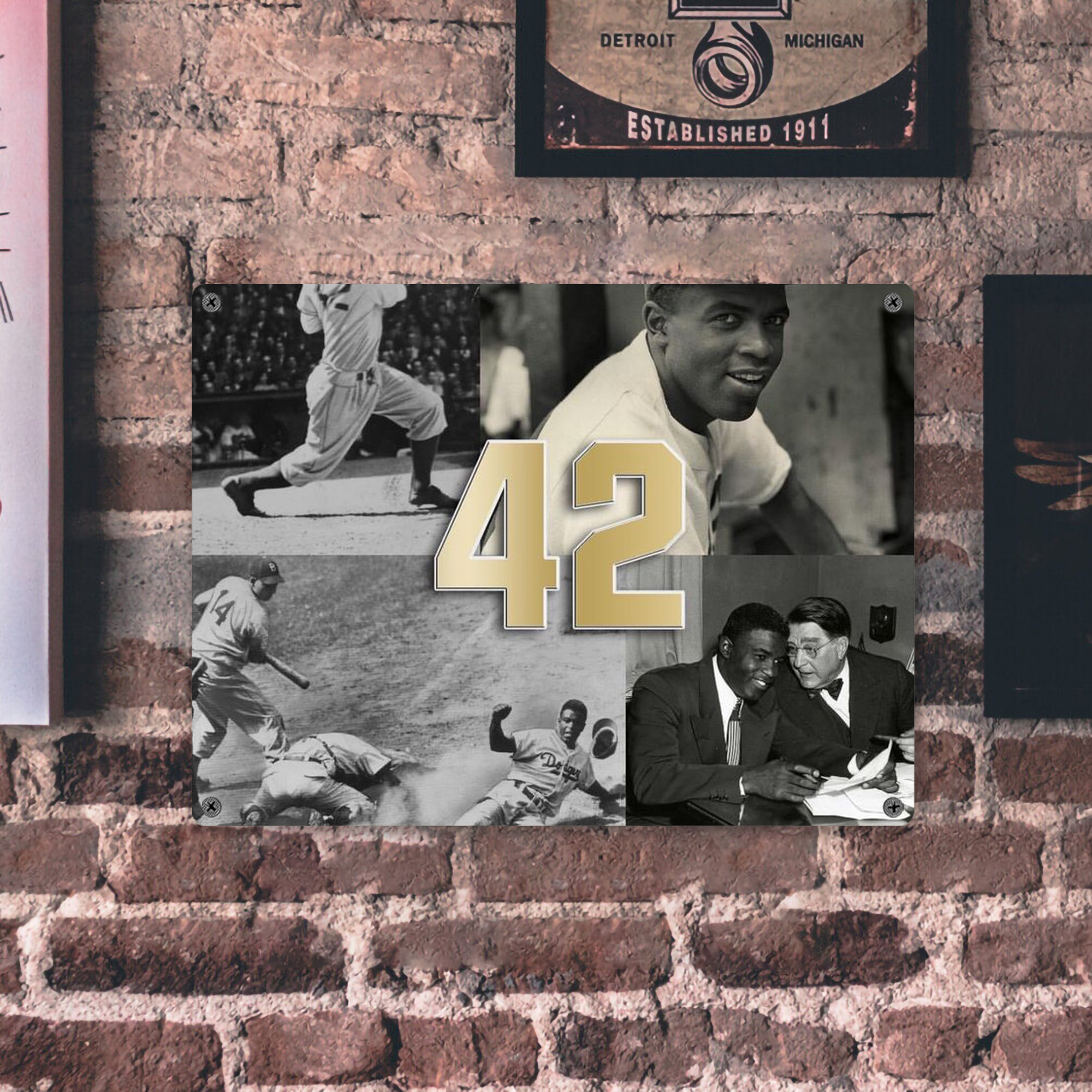  Vintage Metal Tin Sign 16x12 – Full-Print Iron Wall Decor – Durable, Fade-Resistant – Easy To Hang – Ideal For Home, Bar, Kitchen & Office Decor