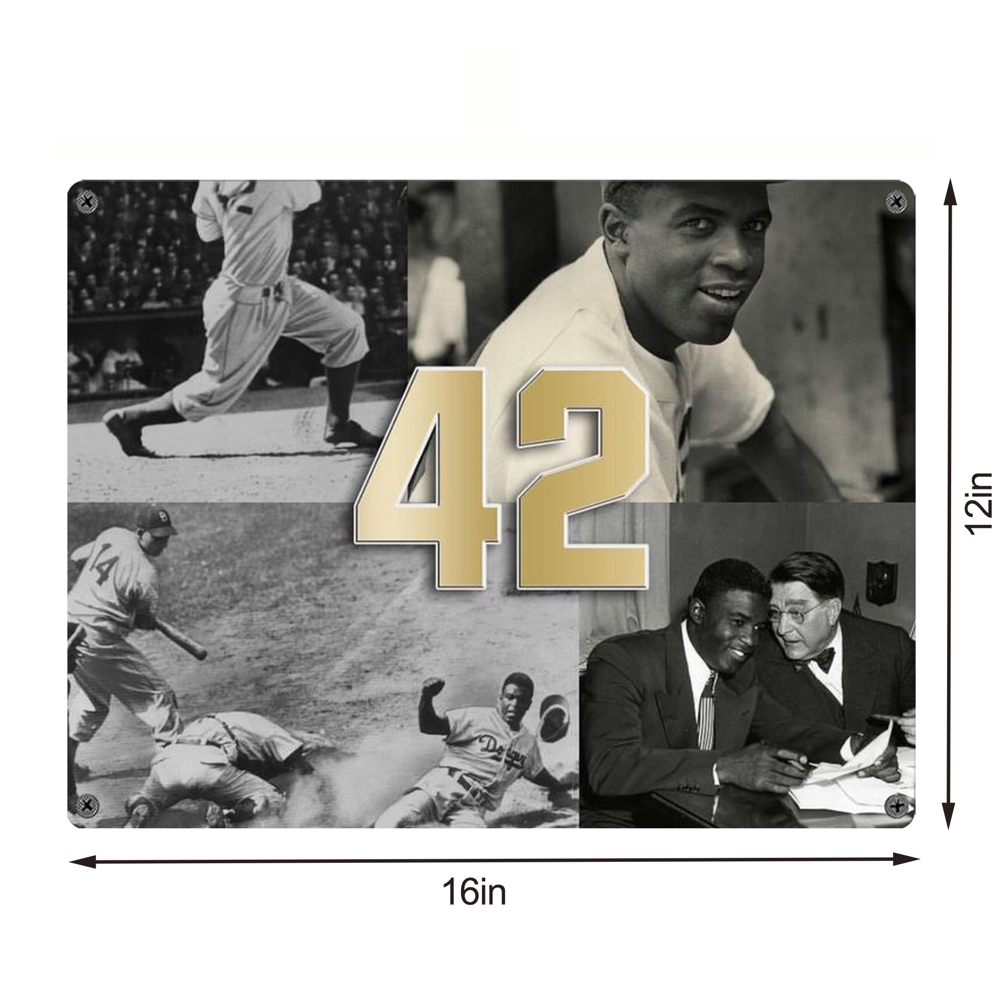  Vintage Metal Tin Sign 16x12 – Full-Print Iron Wall Decor – Durable, Fade-Resistant – Easy To Hang – Ideal For Home, Bar, Kitchen & Office Decor