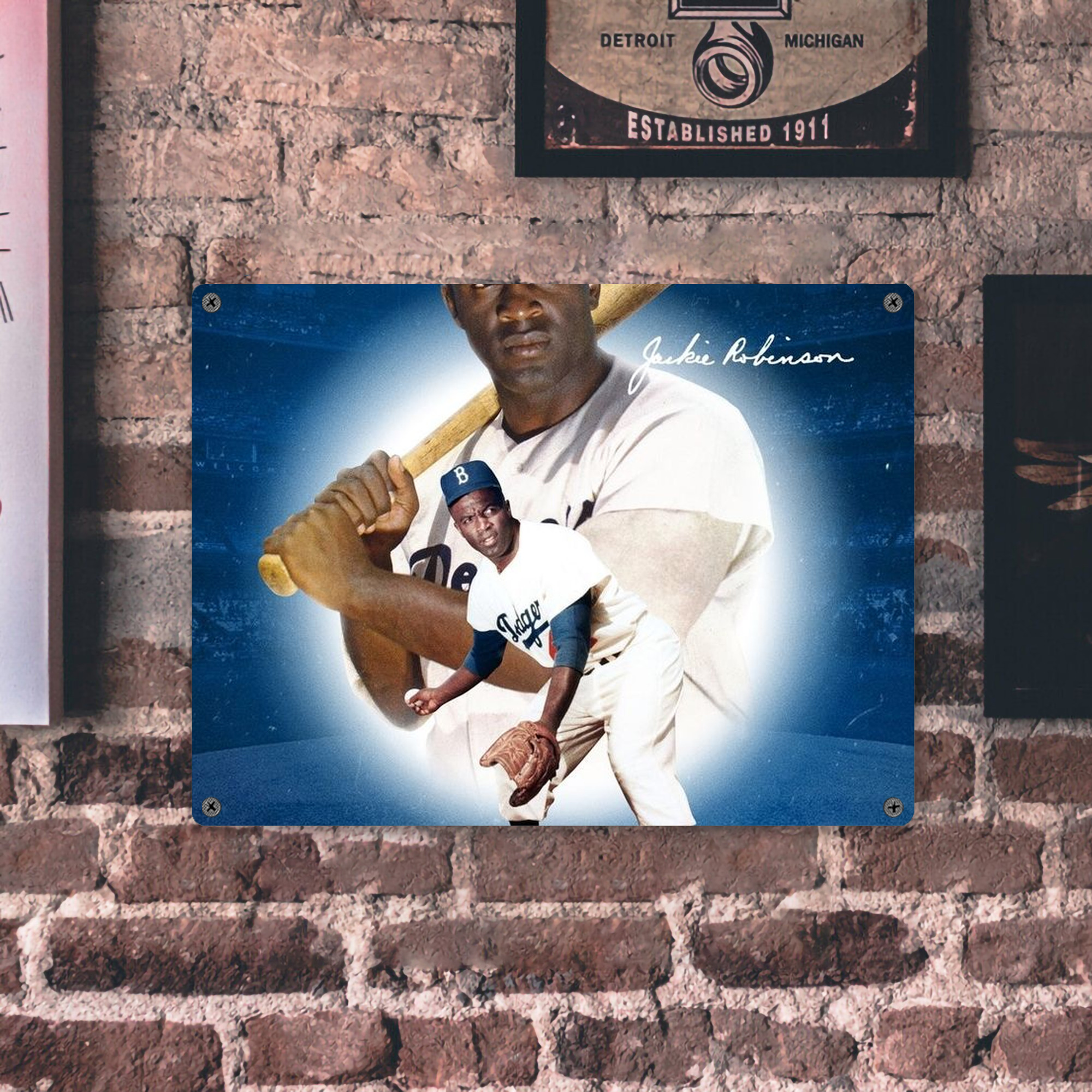  Vintage Metal Tin Sign 16x12 – Full-Print Iron Wall Decor – Durable, Fade-Resistant – Easy To Hang – Ideal For Home, Bar, Kitchen & Office Decor