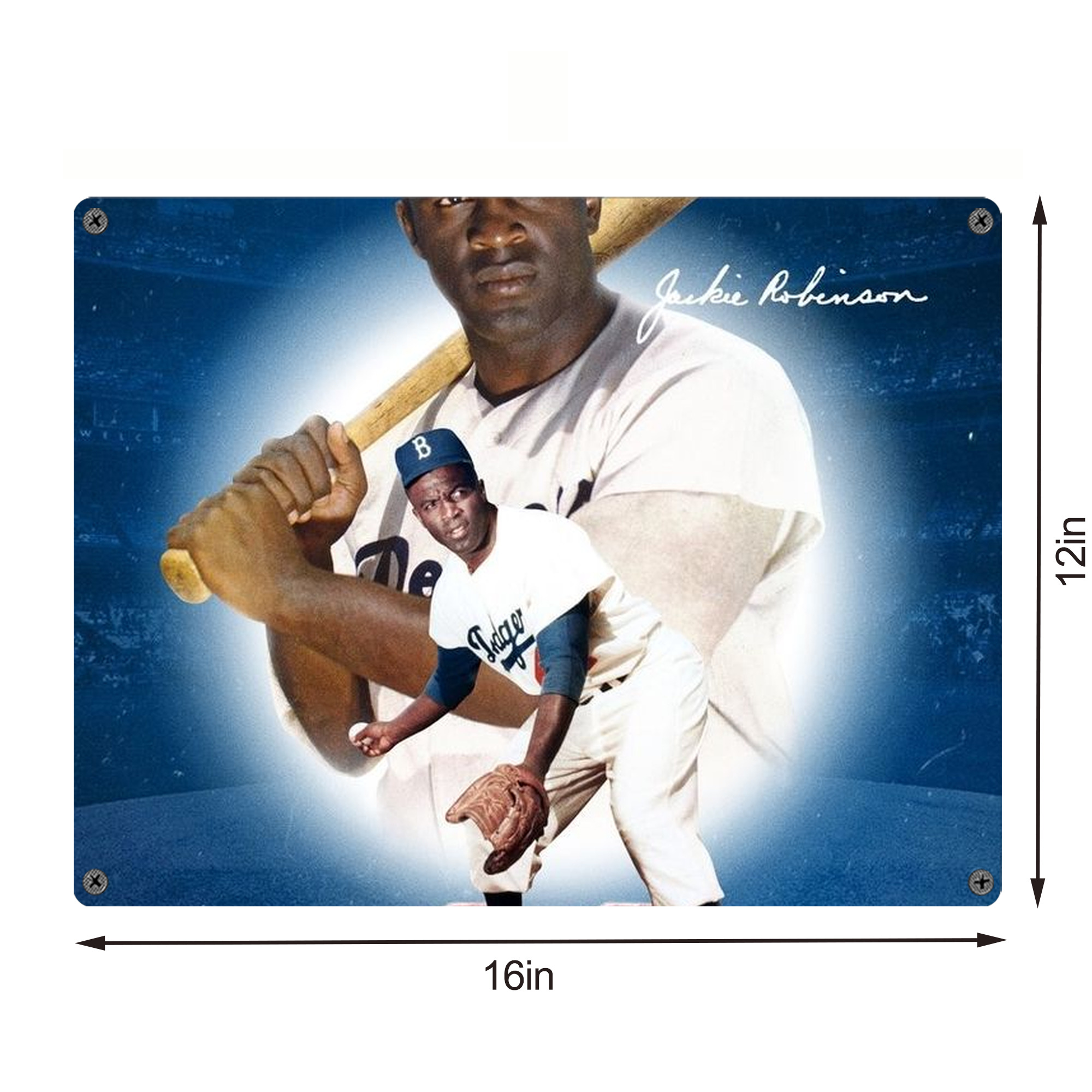  Vintage Metal Tin Sign 16x12 – Full-Print Iron Wall Decor – Durable, Fade-Resistant – Easy To Hang – Ideal For Home, Bar, Kitchen & Office Decor