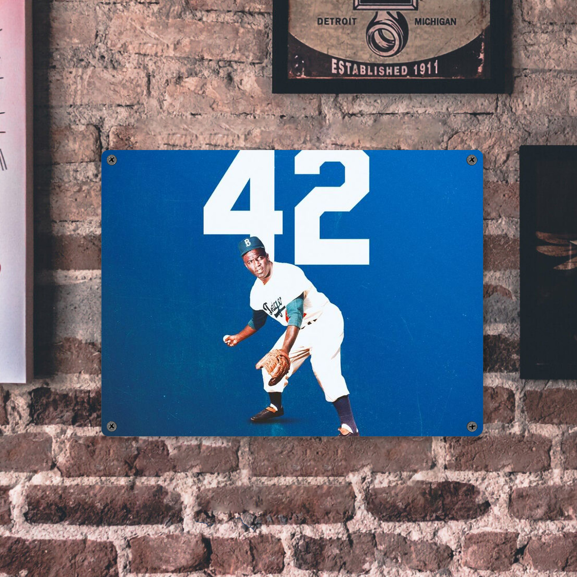  Vintage Metal Tin Sign 16x12 – Full-Print Iron Wall Decor – Durable, Fade-Resistant – Easy To Hang – Ideal For Home, Bar, Kitchen & Office Decor