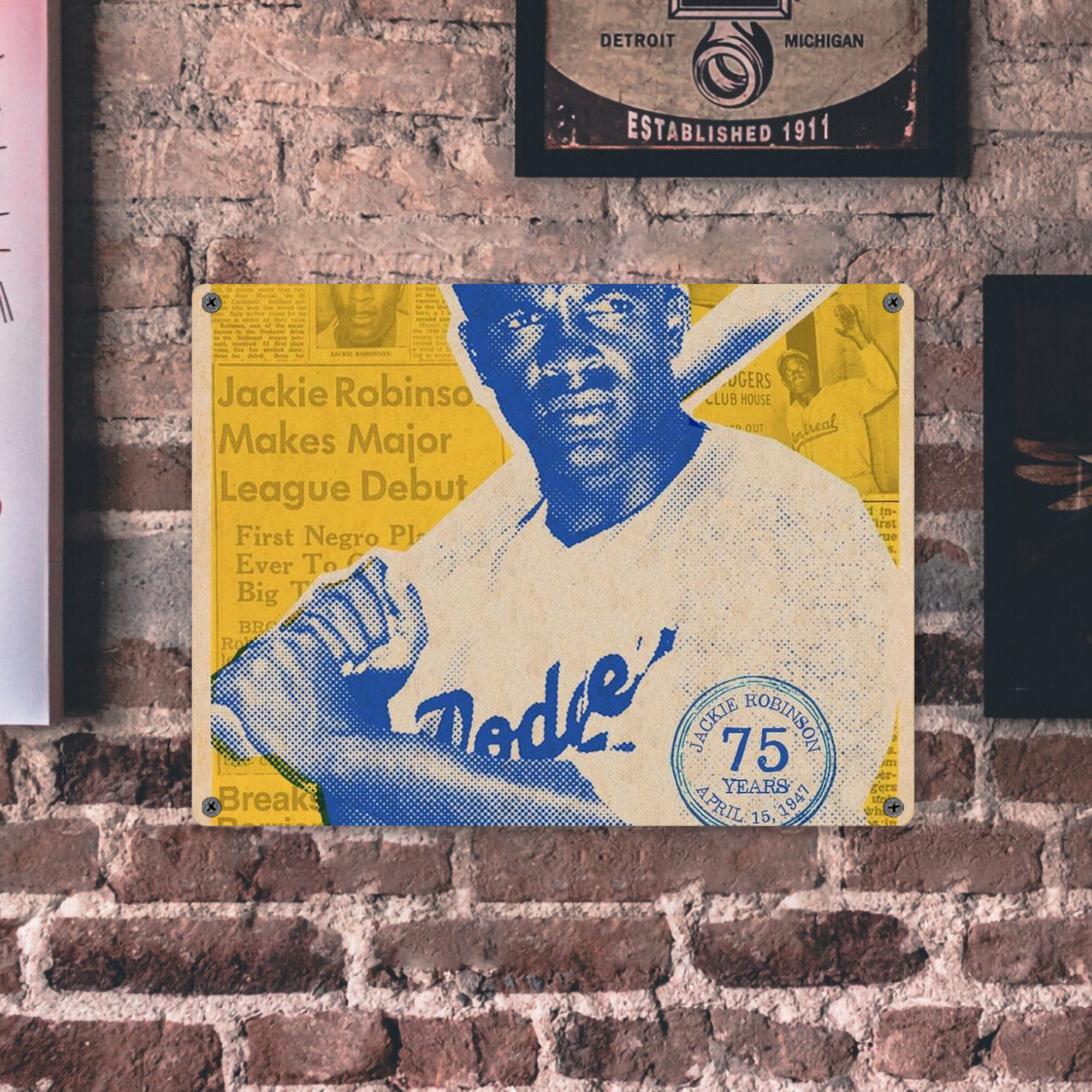  Vintage Metal Tin Sign 16x12 – Full-Print Iron Wall Decor – Durable, Fade-Resistant – Easy To Hang – Ideal For Home, Bar, Kitchen & Office Decor