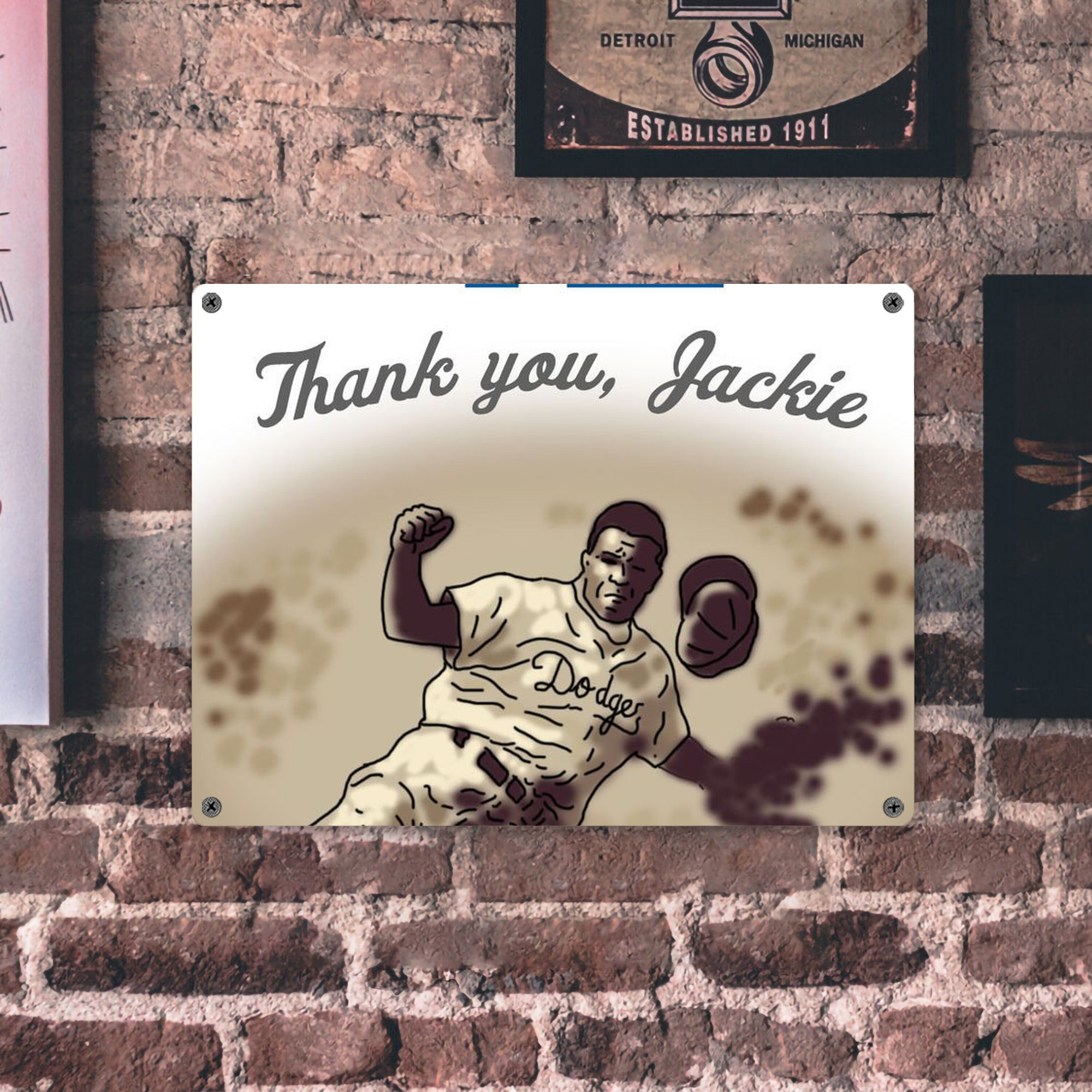  Vintage Metal Tin Sign 16x12 – Full-Print Iron Wall Decor – Durable, Fade-Resistant – Easy To Hang – Ideal For Home, Bar, Kitchen & Office Decor