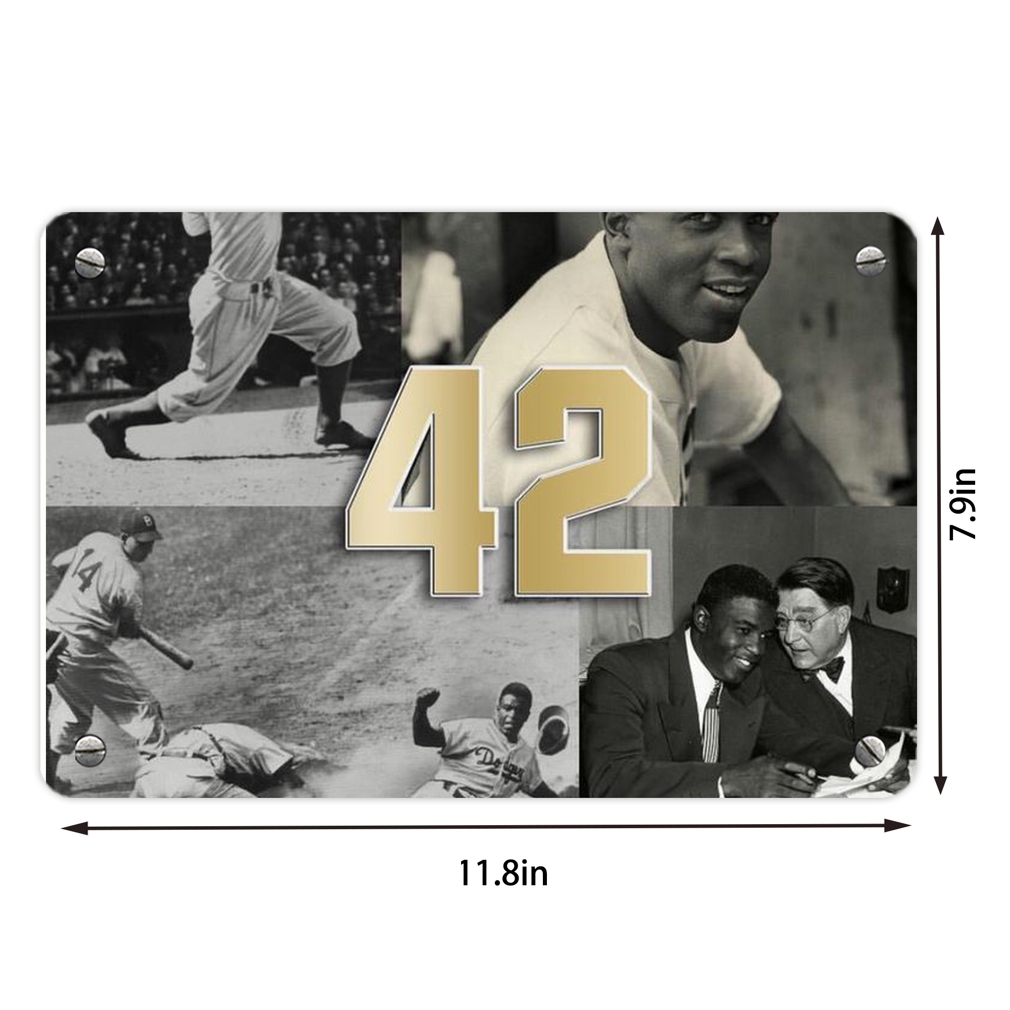  Metal Tin Sign 12x8inch - Premium Full-Print Decorative Wall Art, Durable Rust-Resistant Metal Plaque For Living Room, Bedroom, Kitchen, Office, Bar Décor