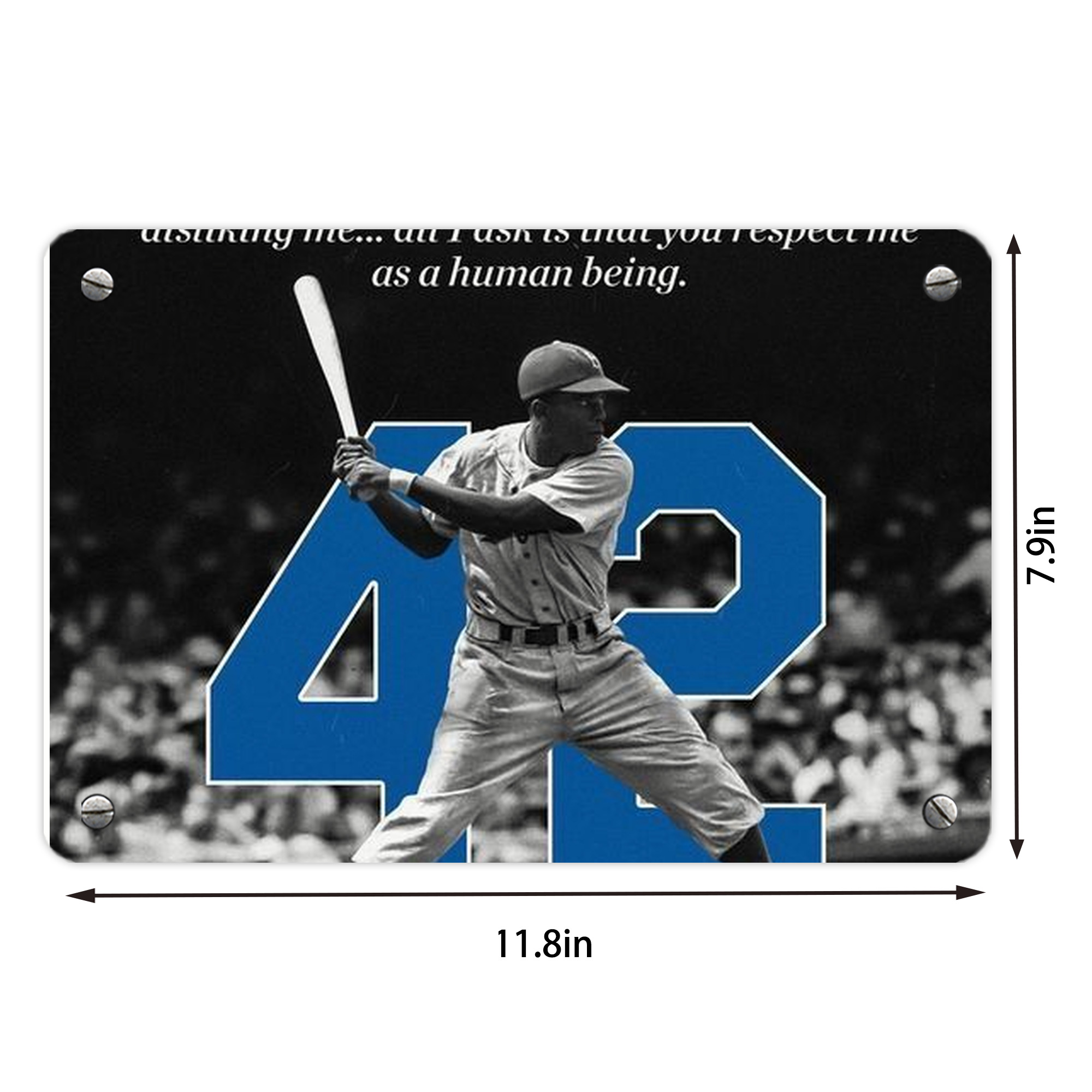  Metal Tin Sign 12x8inch - Premium Full-Print Decorative Wall Art, Durable Rust-Resistant Metal Plaque For Living Room, Bedroom, Kitchen, Office, Bar Décor