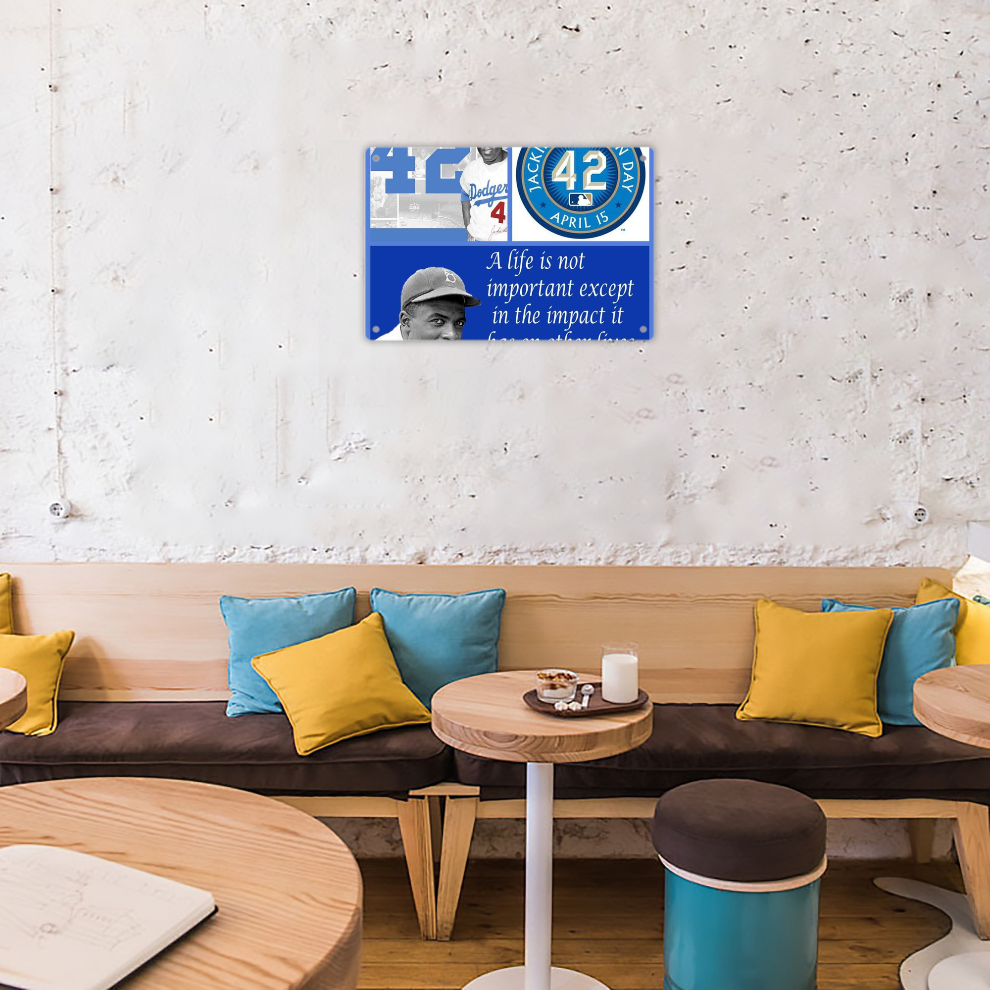  Decorative Aluminum Plaque – Horizontal Design – Durable, Stylish, Easy To Install – Ideal For Home, Office, Bar, And More