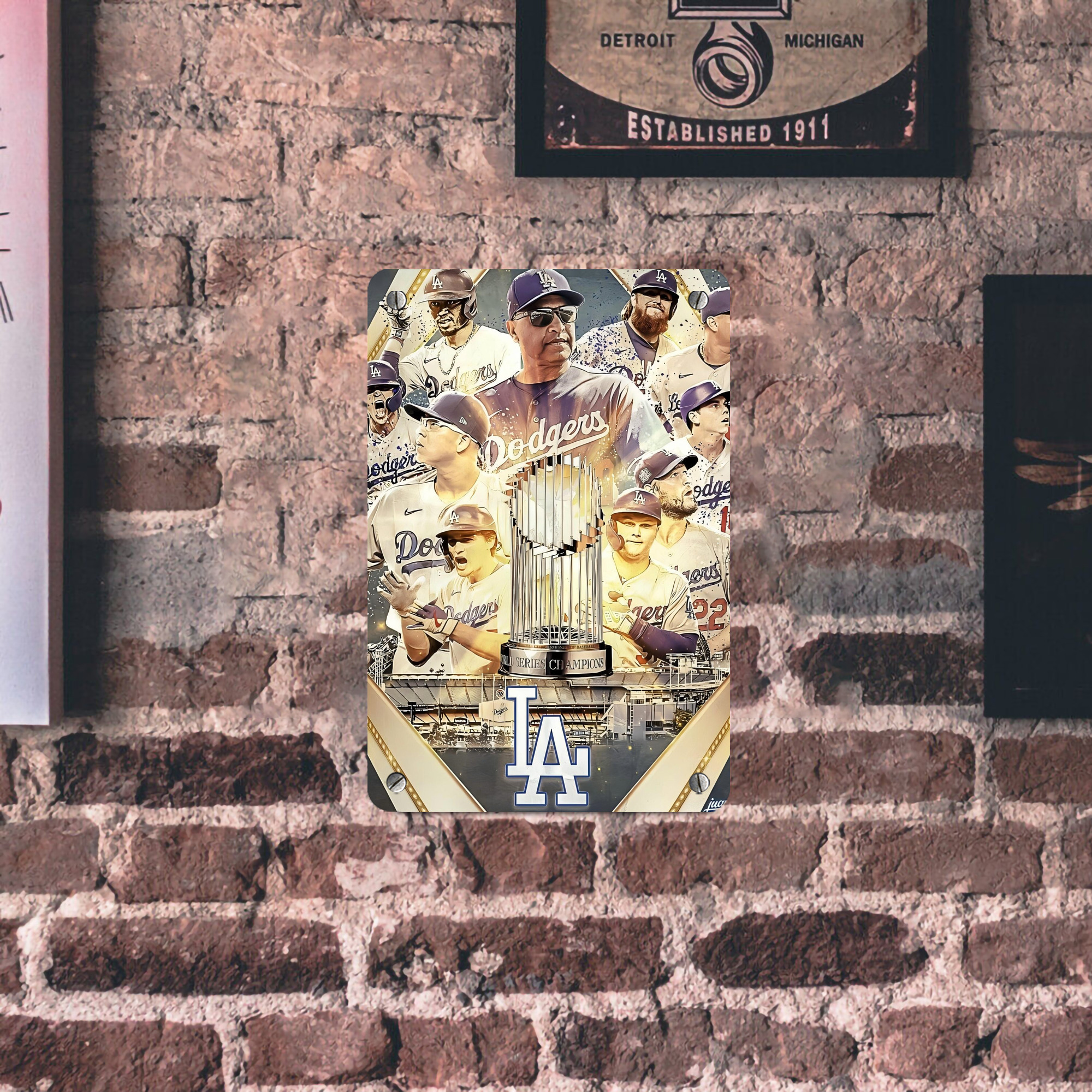  Metal Tin Sign 8x12inch - High-Quality Full-Print Decorative Wall Art, Durable Rust-Resistant Metal Plaque For Living Room, Bedroom, Kitchen, Office, Bar Décor