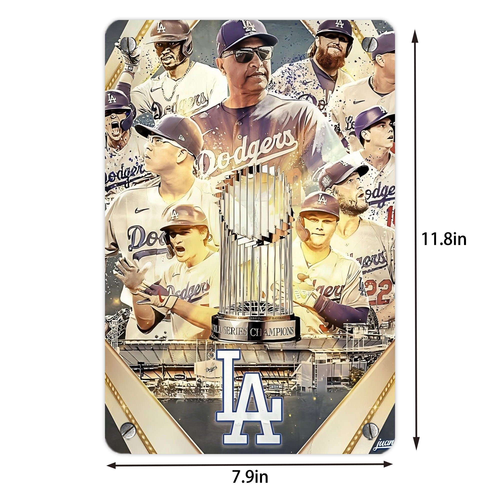  Metal Tin Sign 8x12inch - High-Quality Full-Print Decorative Wall Art, Durable Rust-Resistant Metal Plaque For Living Room, Bedroom, Kitchen, Office, Bar Décor