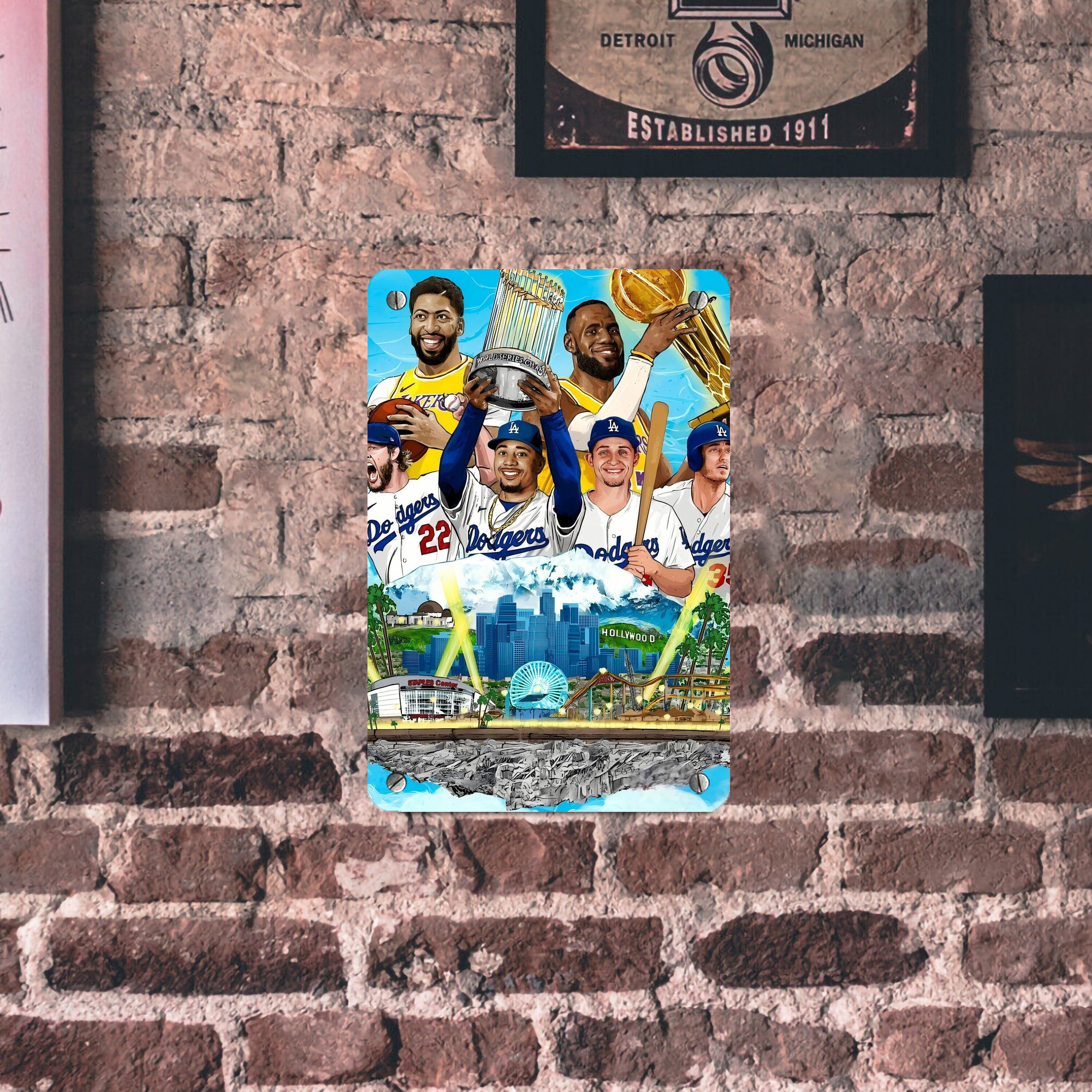  Metal Tin Sign 8x12inch - High-Quality Full-Print Decorative Wall Art, Durable Rust-Resistant Metal Plaque For Living Room, Bedroom, Kitchen, Office, Bar Décor