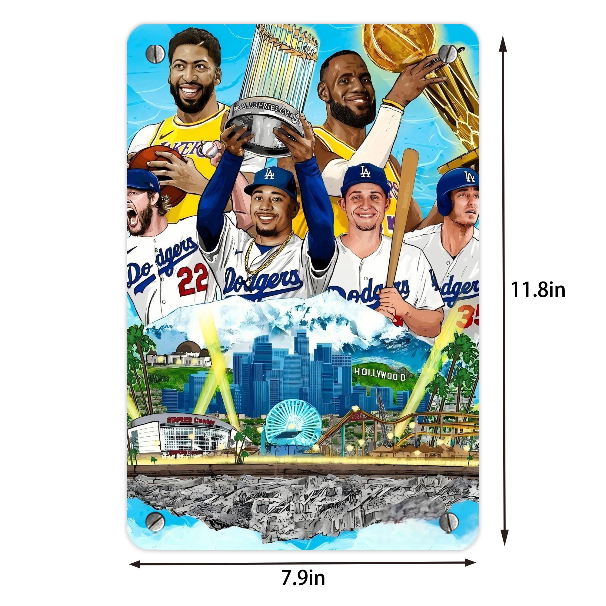  Metal Tin Sign 8x12inch - High-Quality Full-Print Decorative Wall Art, Durable Rust-Resistant Metal Plaque For Living Room, Bedroom, Kitchen, Office, Bar Décor